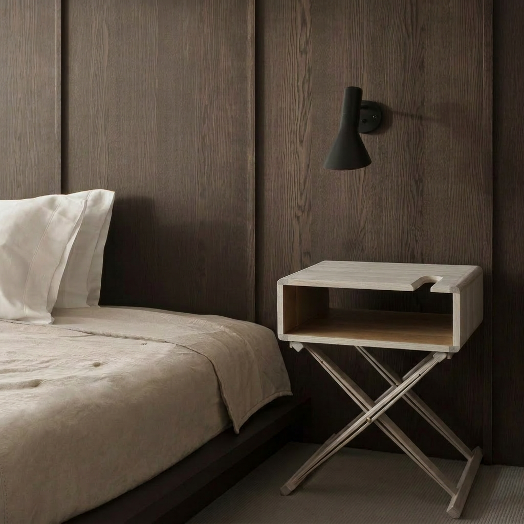 Studio Prototype: White-Washed Oak | Campaign Nightstand