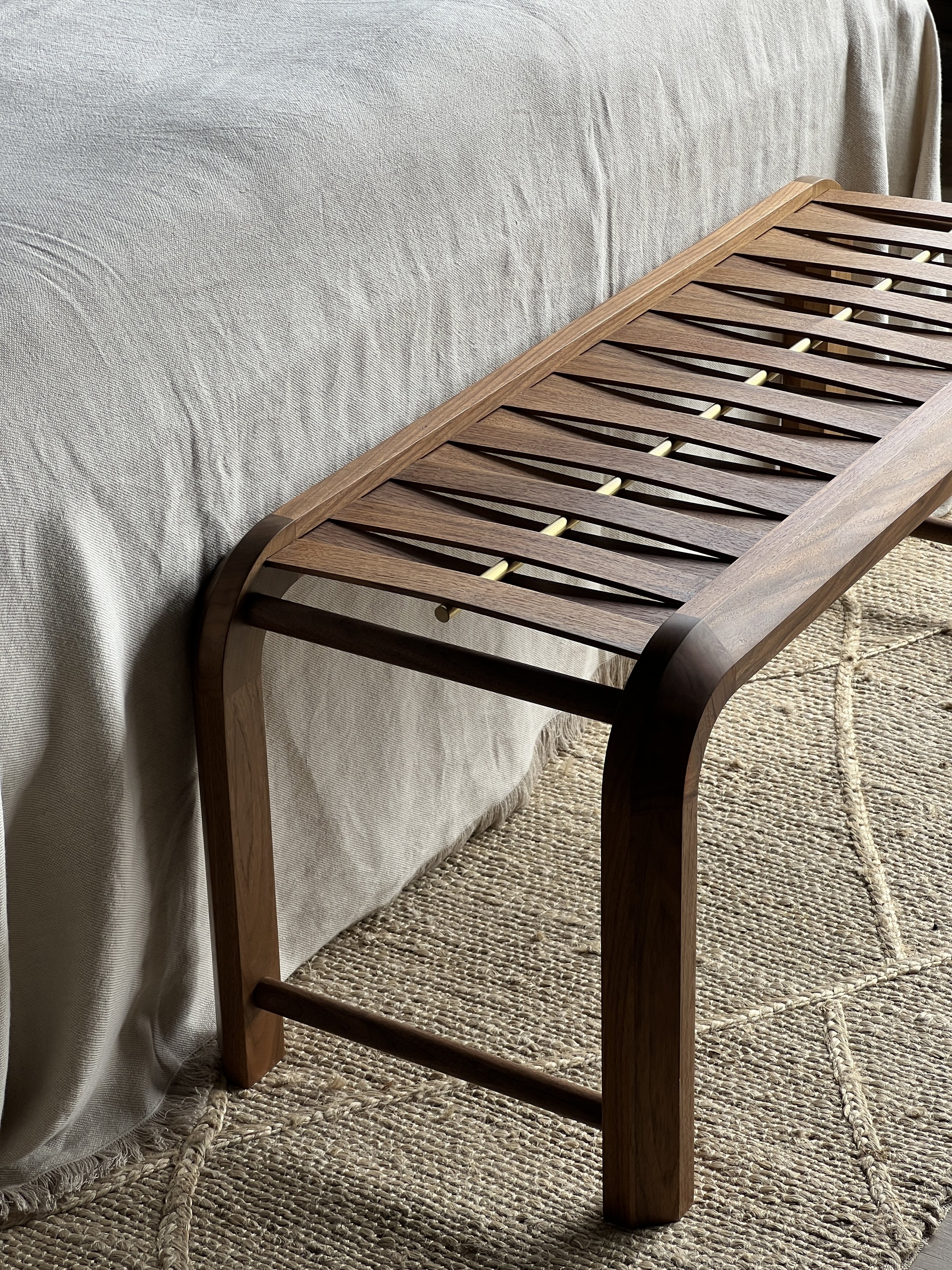 Andres Luer - ATELIERLUER - Trama Collection - Walnut Bench Design - SEattle3.JPG
