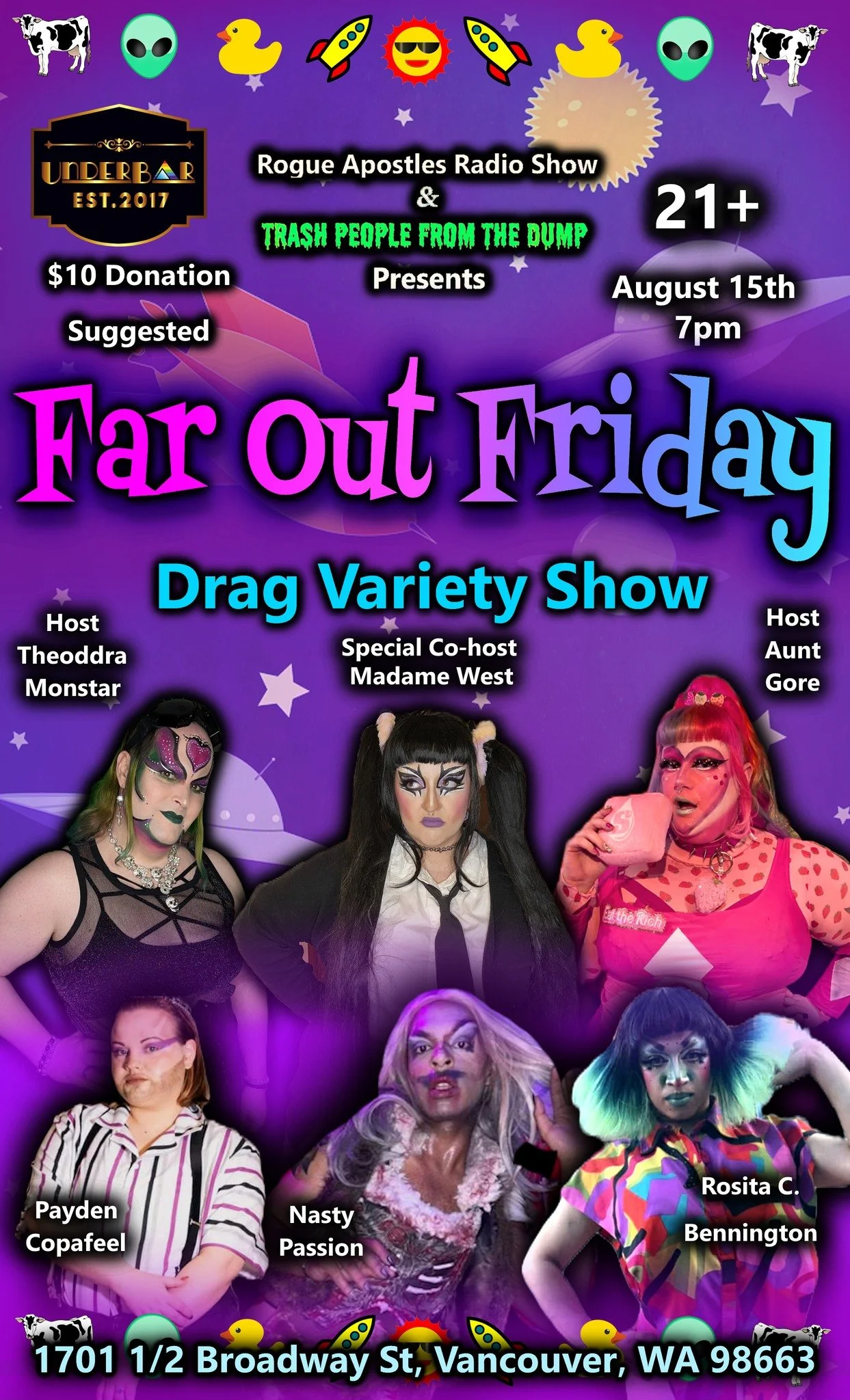 FAR OUT FRIDAY DRAG VARIETY