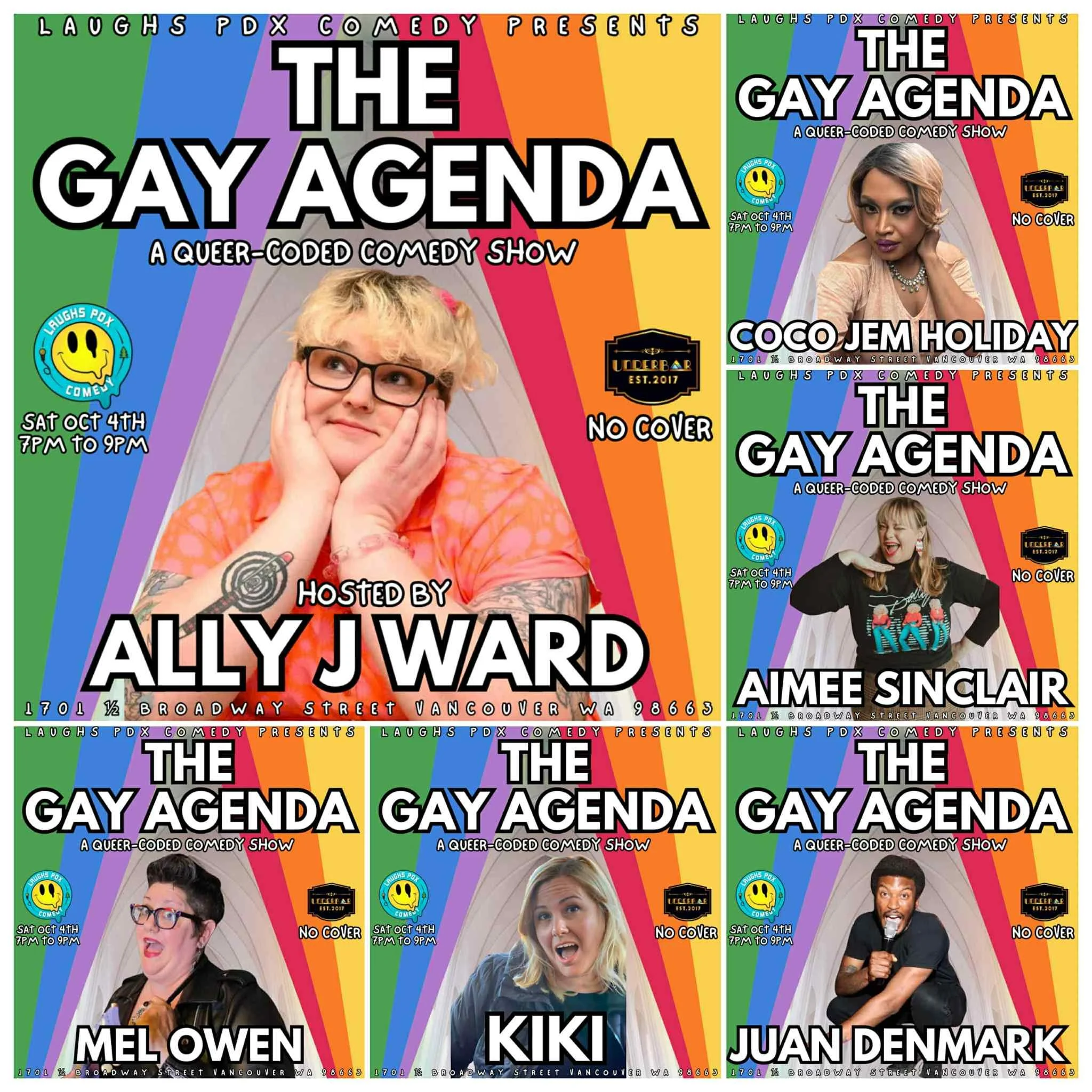 GAY AGENDA QUEER COMEDY SHOW