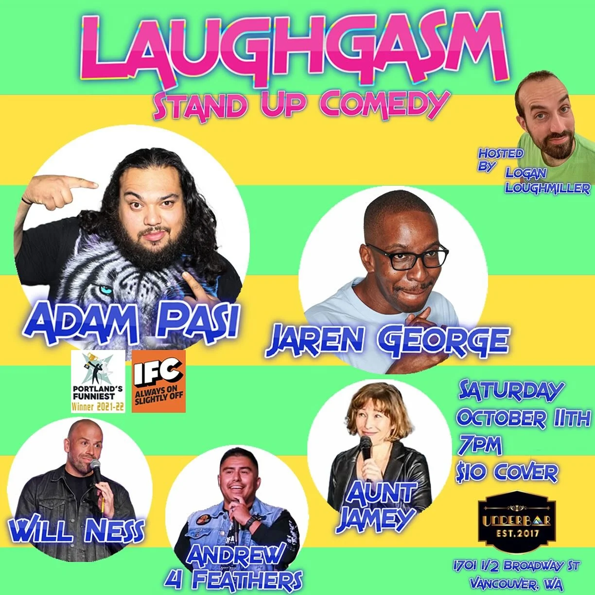 LAUGHGASM COMEDY SHOWCASE