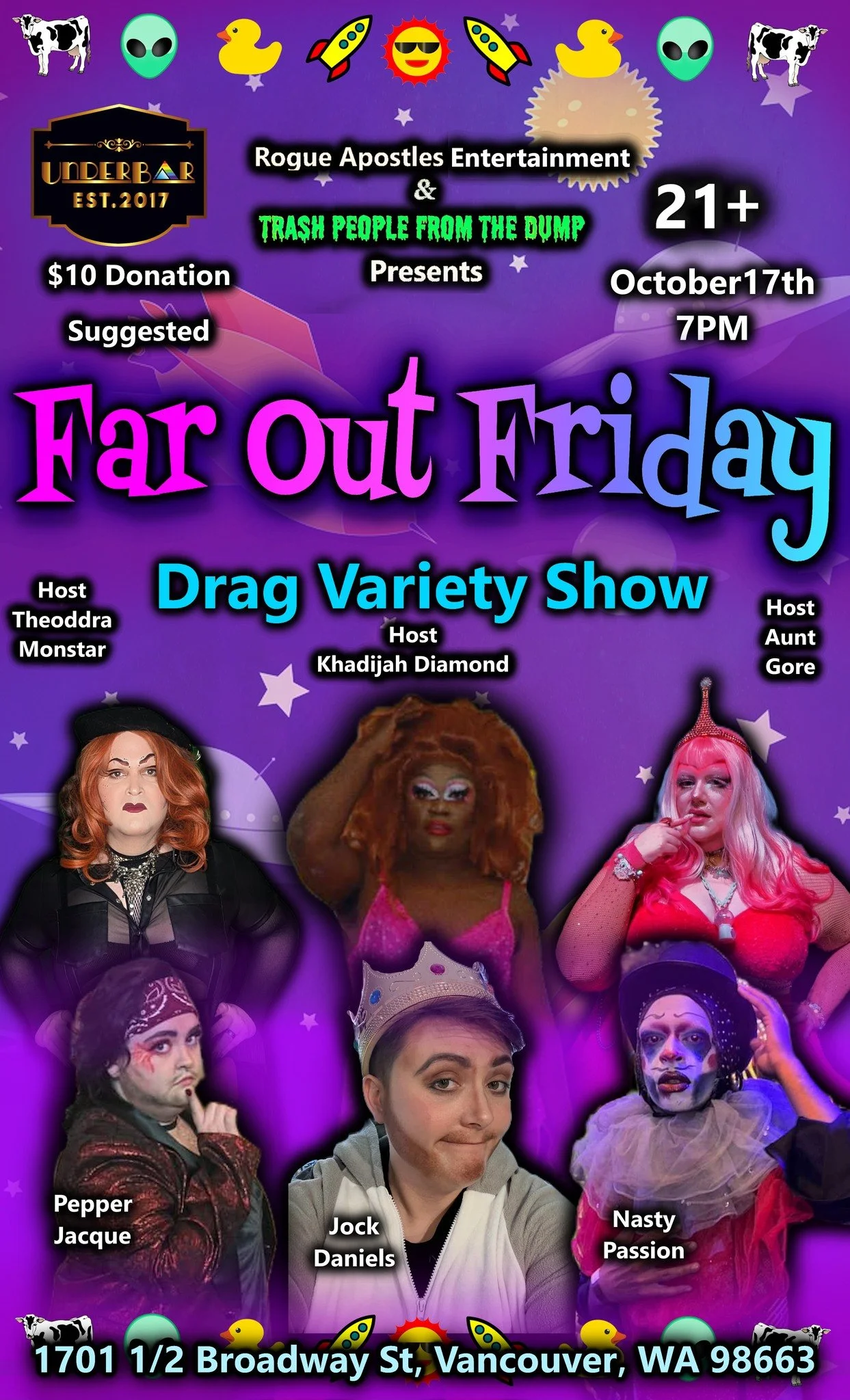 FAR OUT FRIDAY DRAG VARIETY
