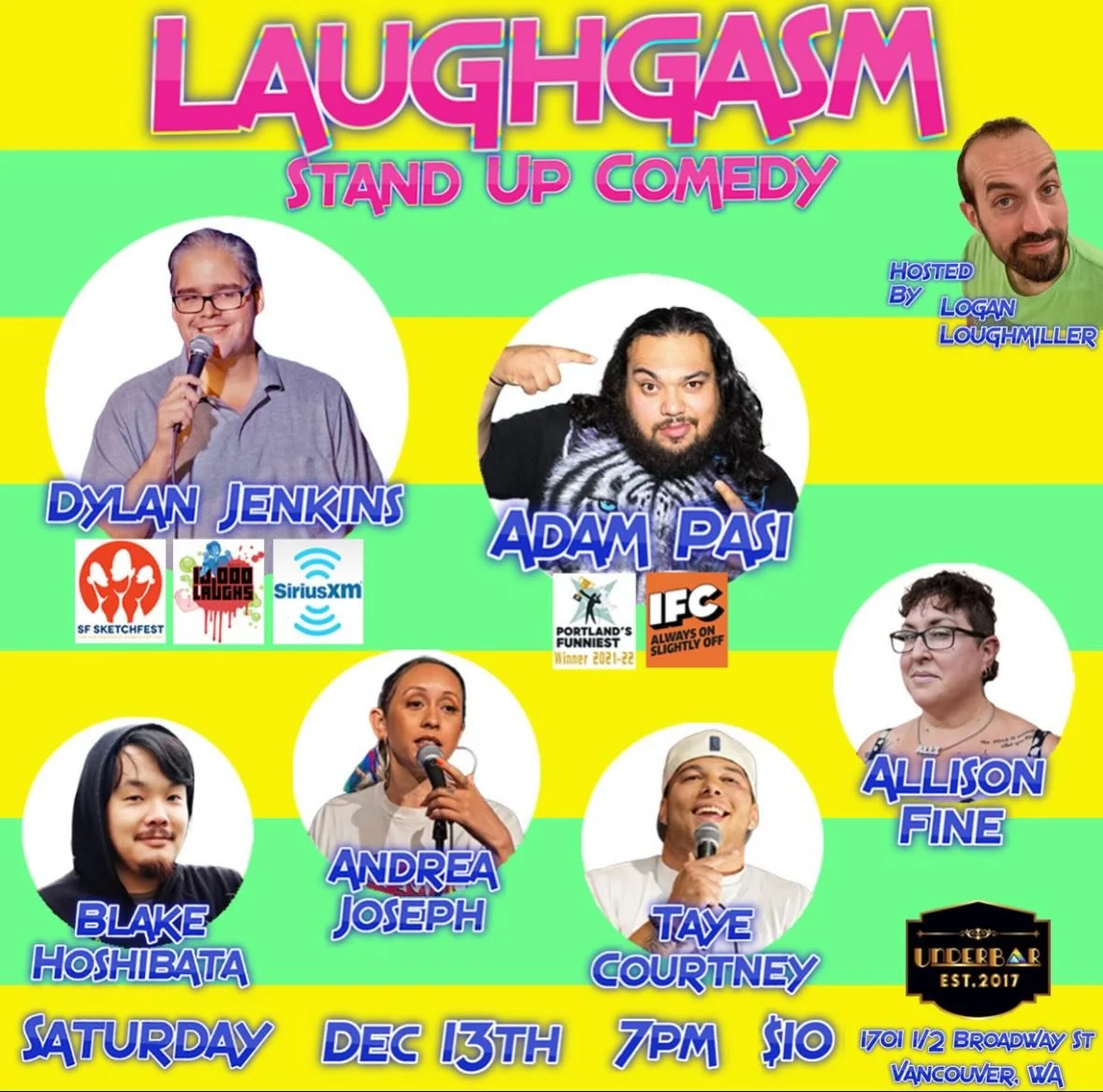 LAUGHGASM COMEDY SHOWCASE