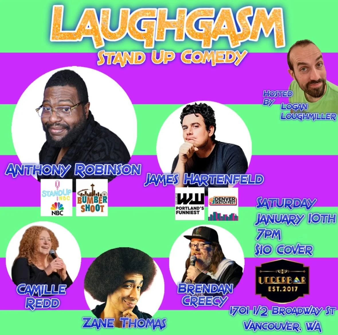 LAUGHGASM COMEDY SHOWCASE