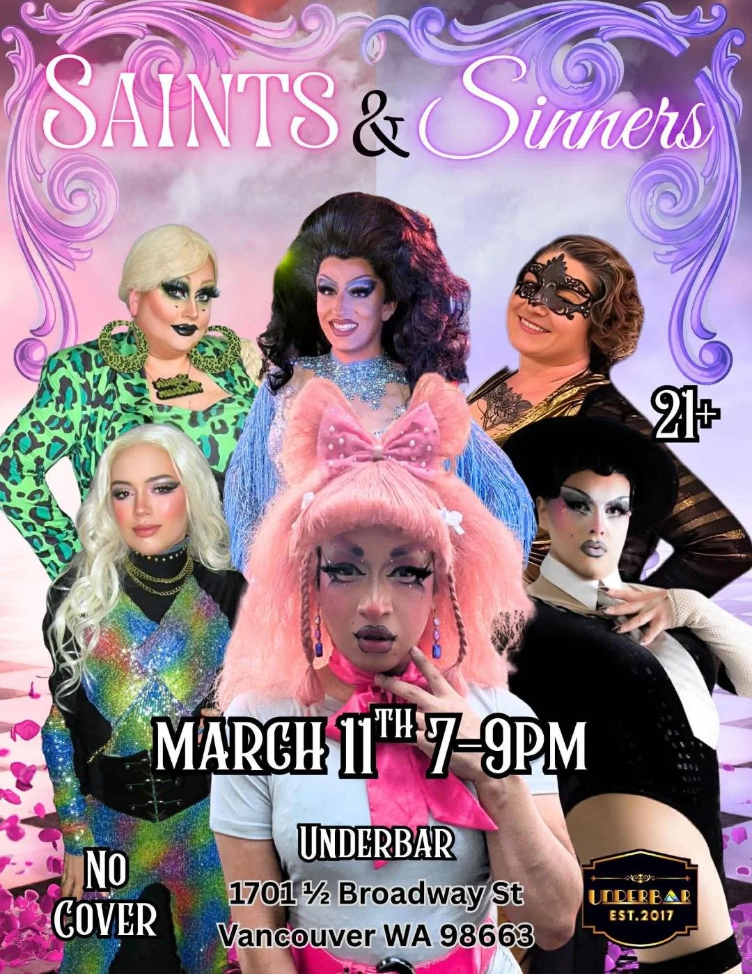 SAINTS AND SINNERS DRAG SHOW