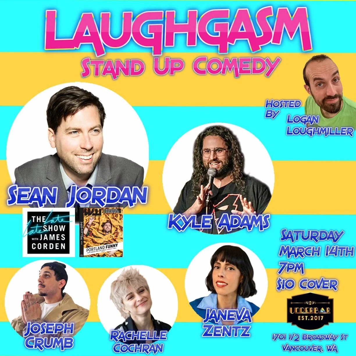 LAUGHGASM COMEDY SHOWCASE