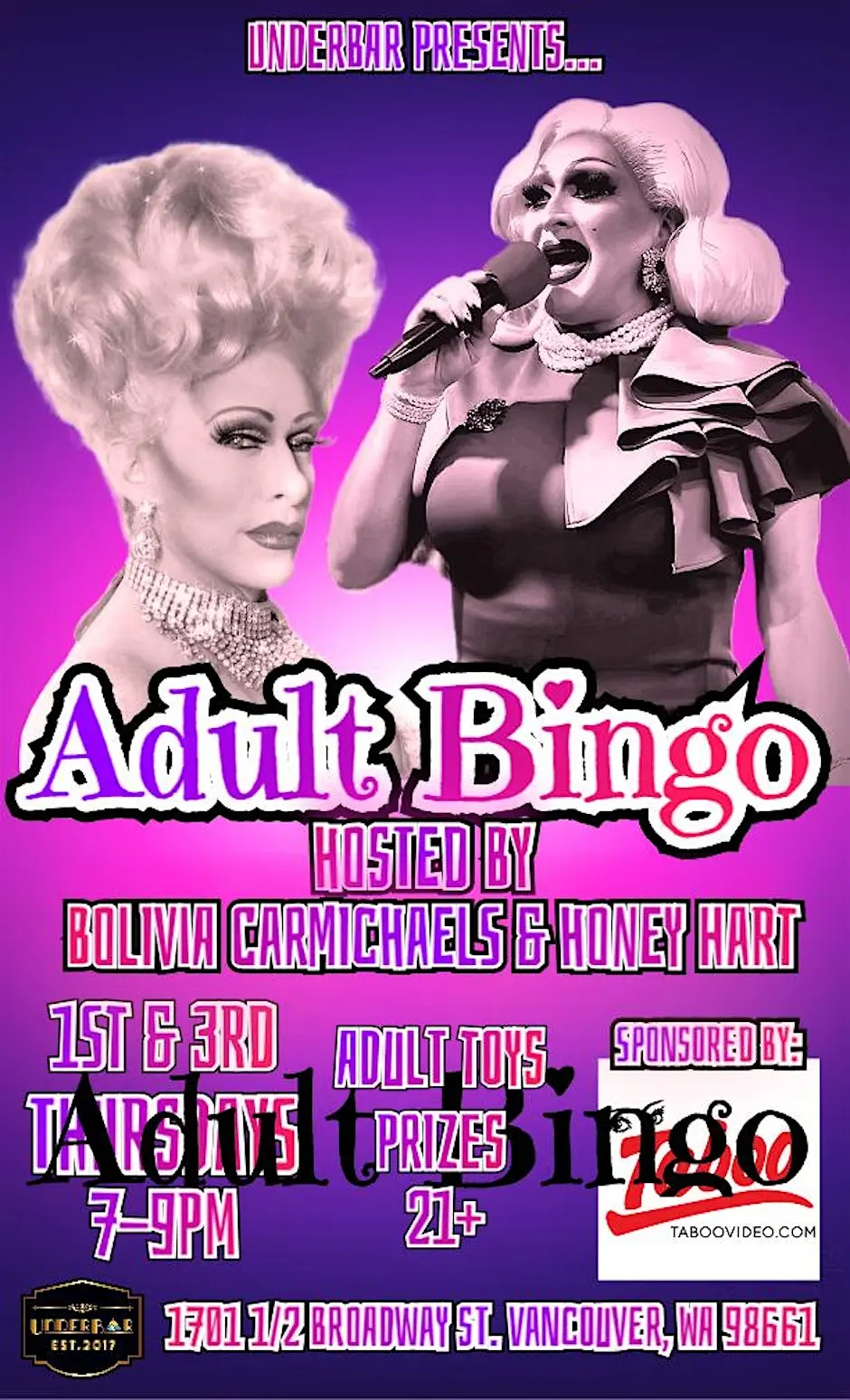 ADULT DRAG BINGO
