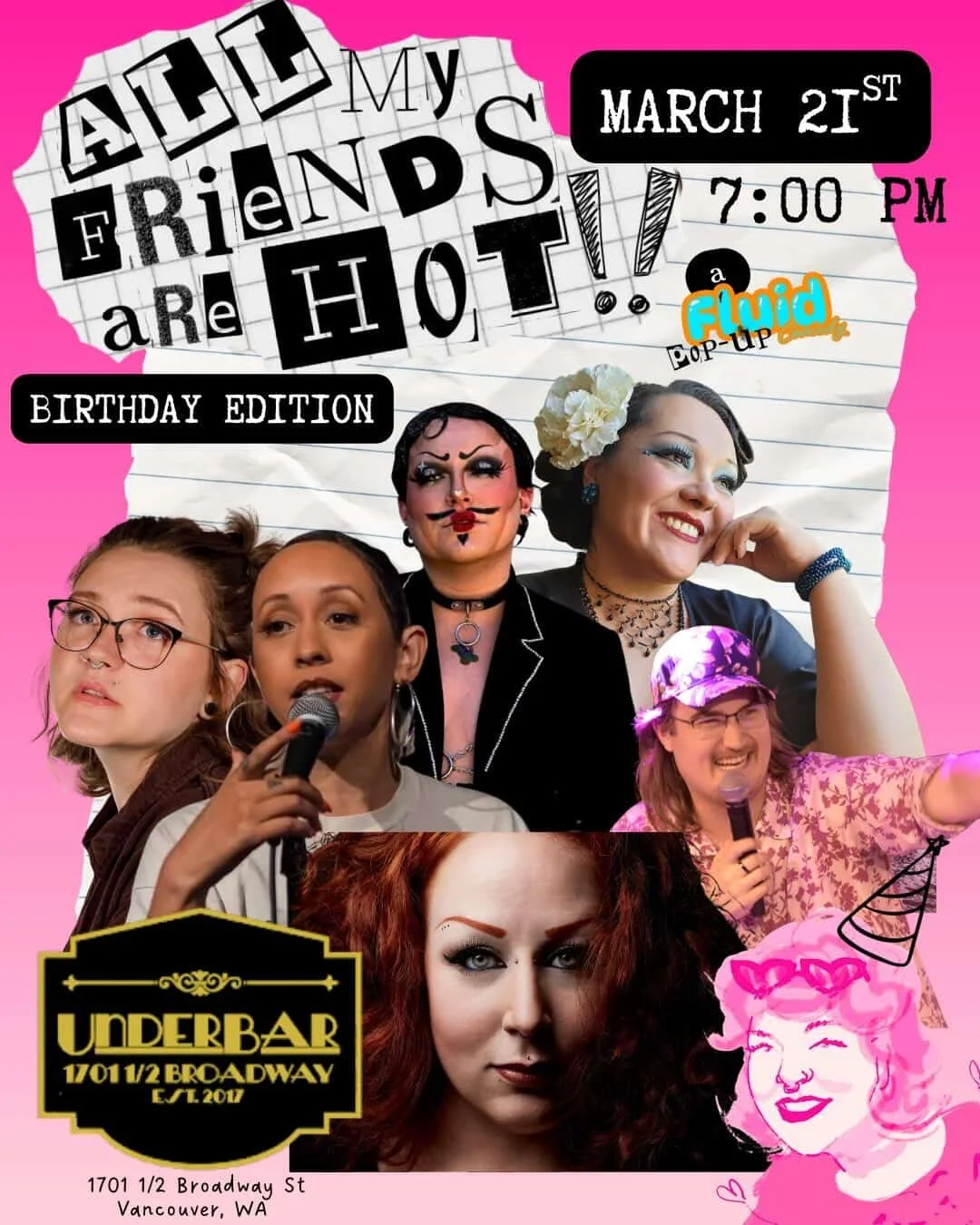 ALL MY FRIENDS ARE HOT DRAG AND COMEDY