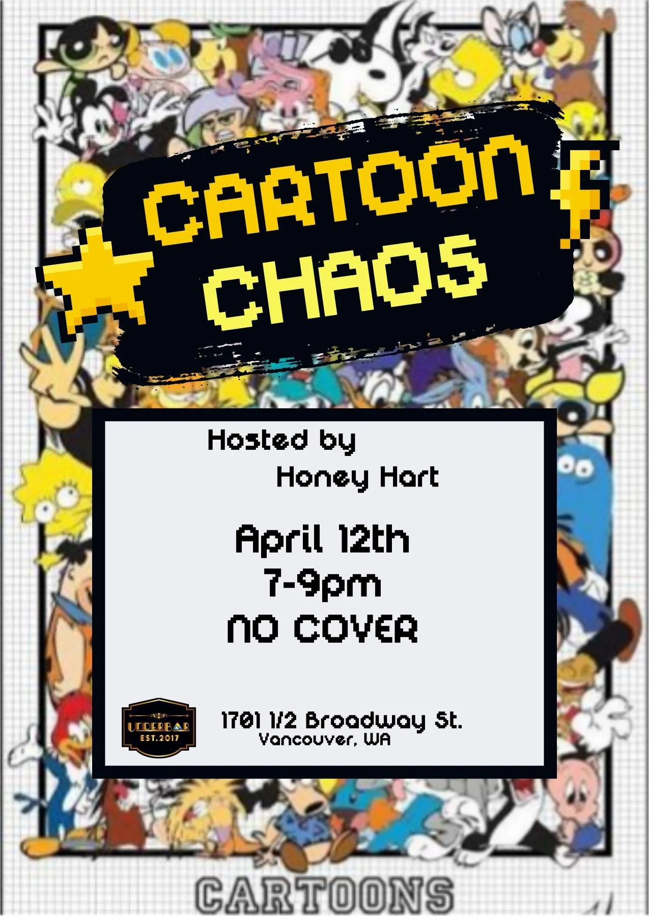 CARTOON CHAOS DRAG SHOW