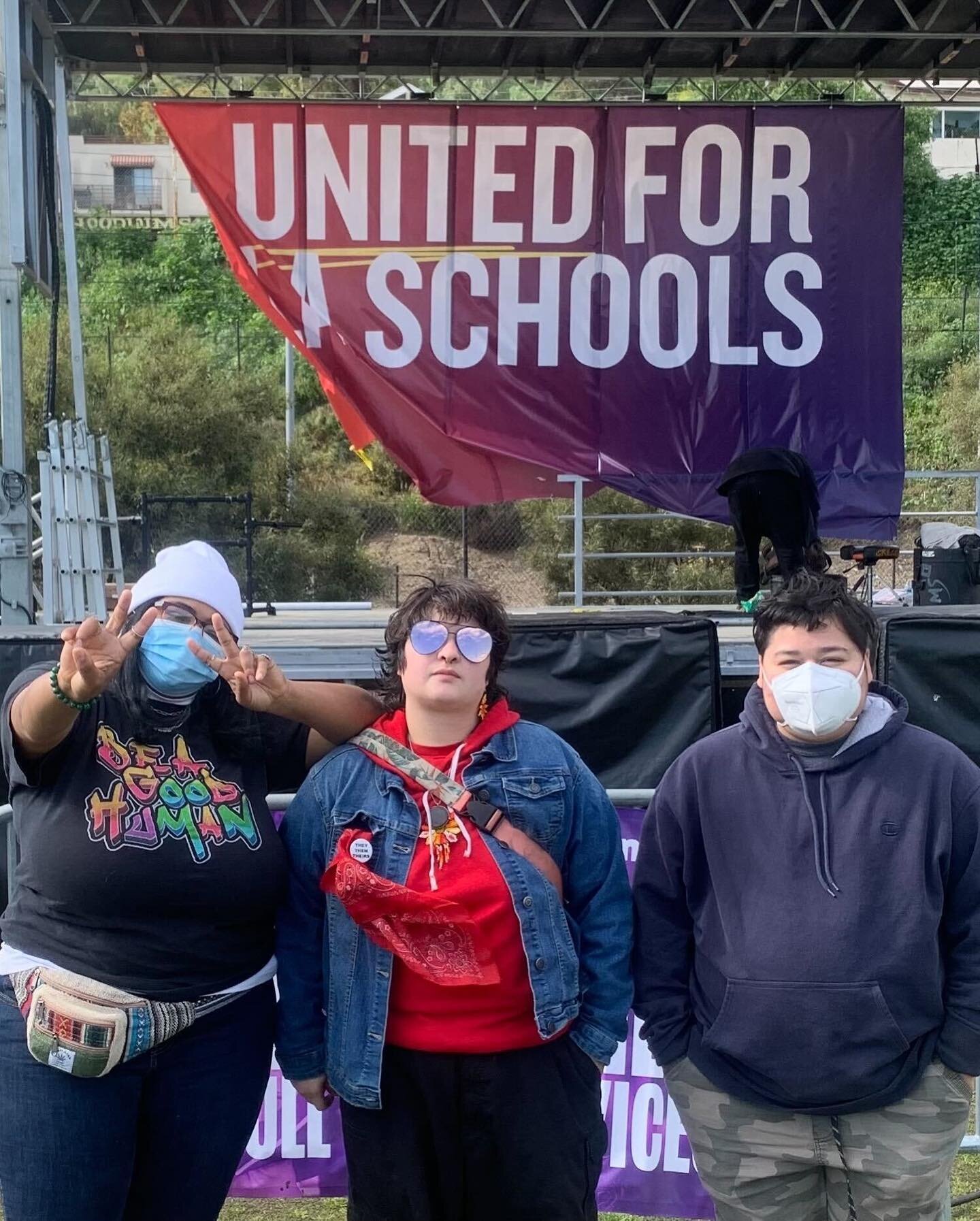 60,000 protestors showed up in DTLA to fight for safe schools and for teachers to get paid livable wages. As a result, wages increased 30%. This shows you how coming together as a community to protest does shift positive change. Thank you to everyone
