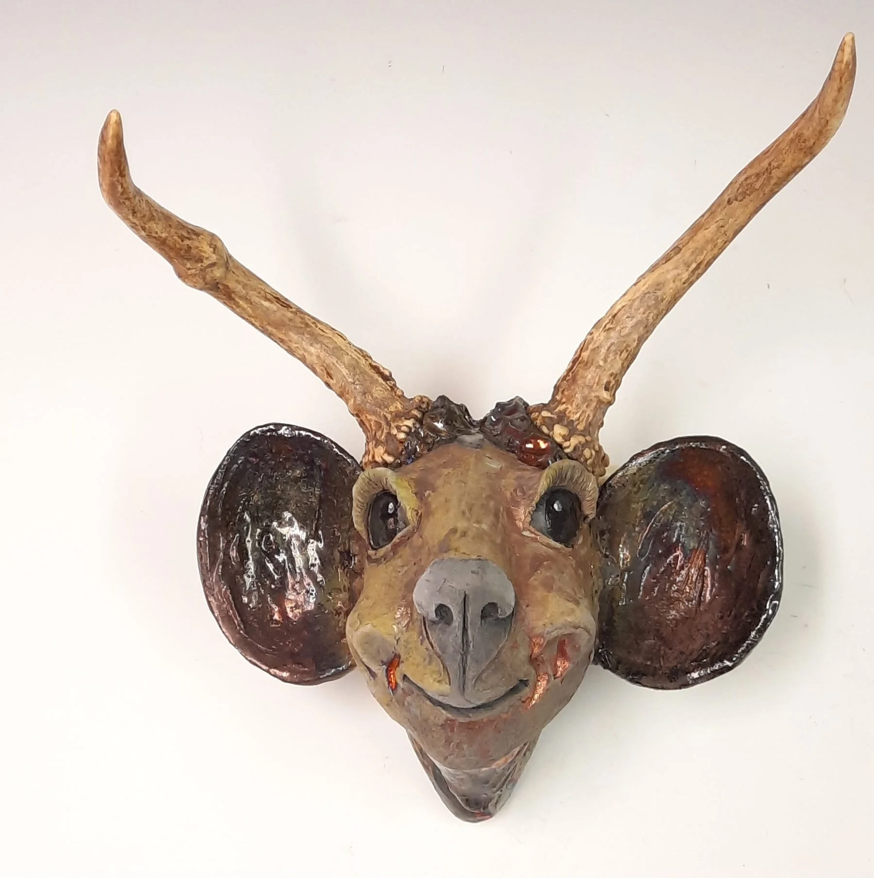 #19 Chimera with Antlers   14 x 20 x 12cm $420