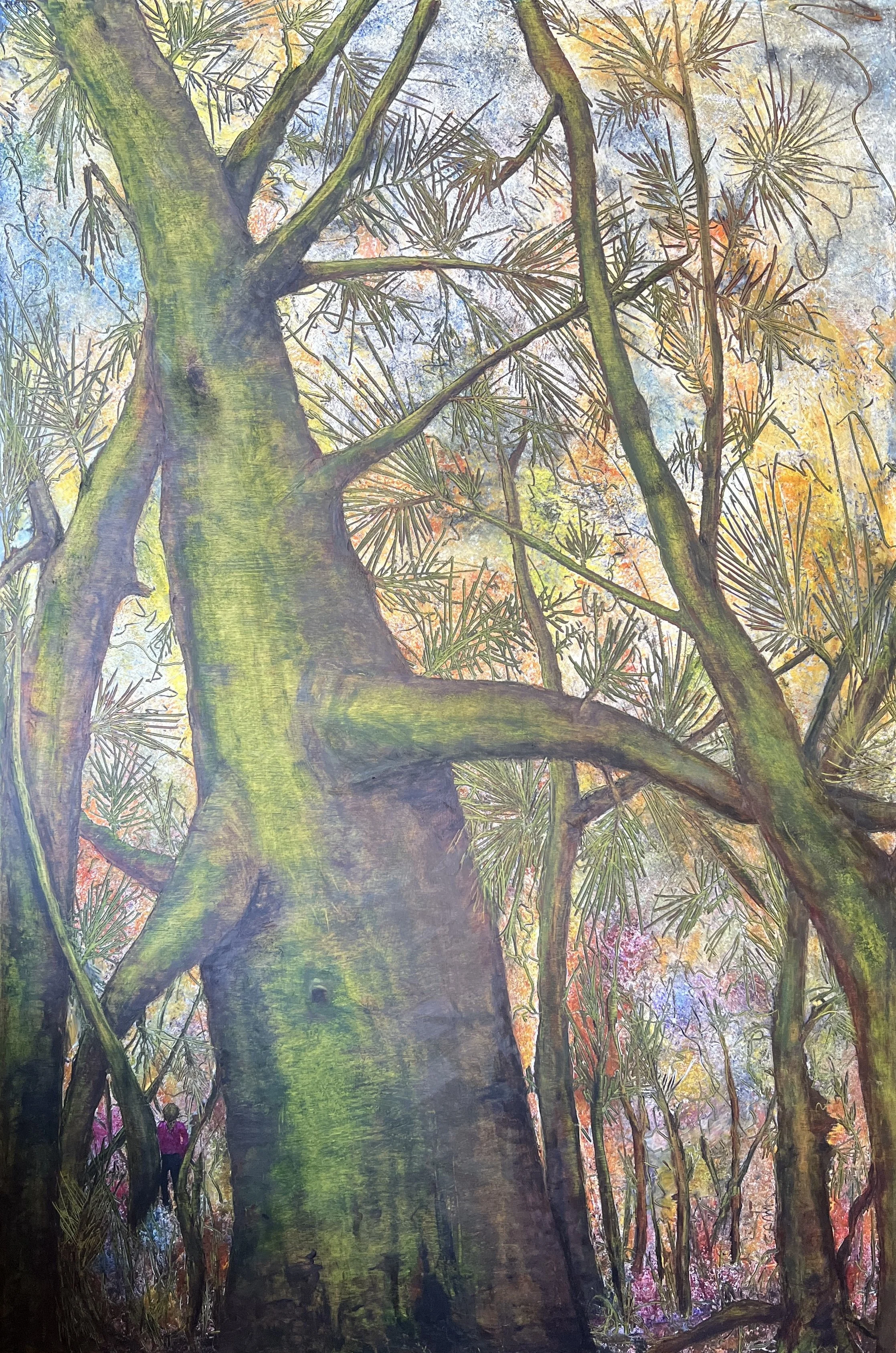 #11 The Ancients oil & cold wax 24 x 36 $1450