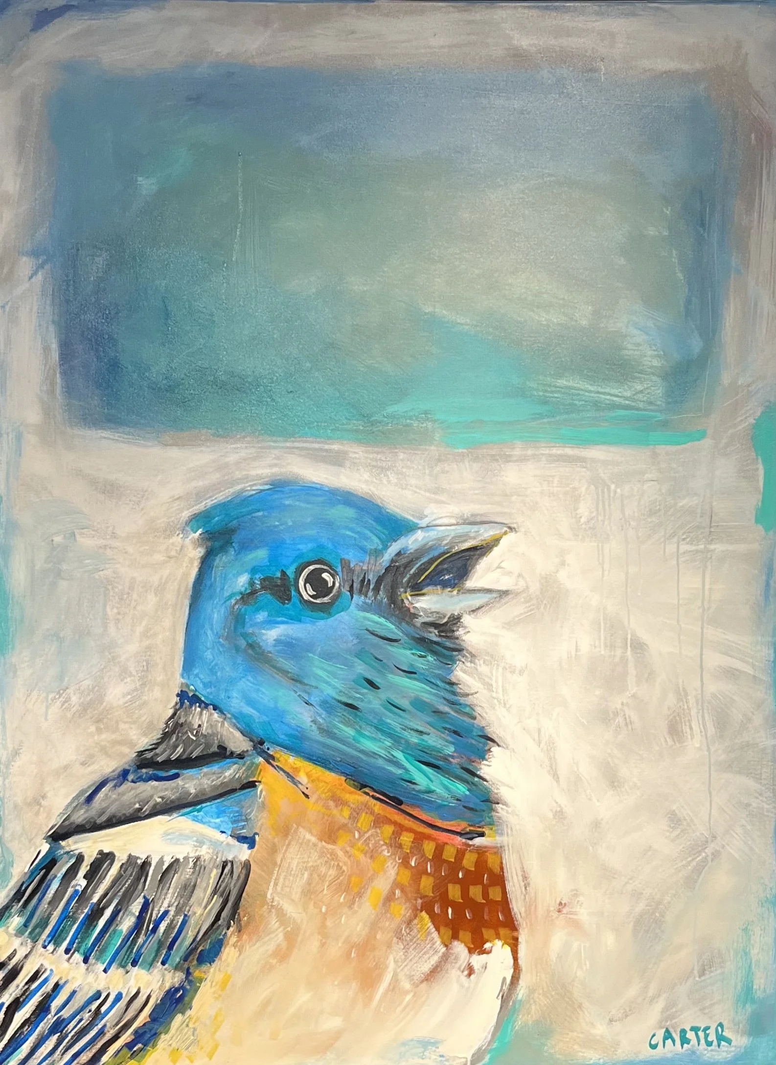 #14 Sibley Birds West 48x36 $1200