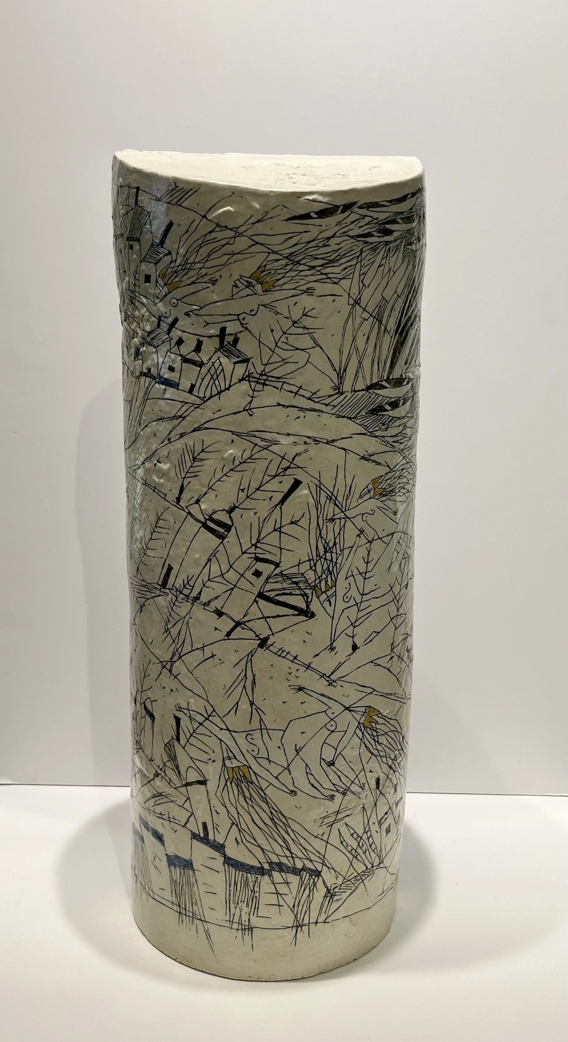 #98 Untitled Portrait $1500 23x10"