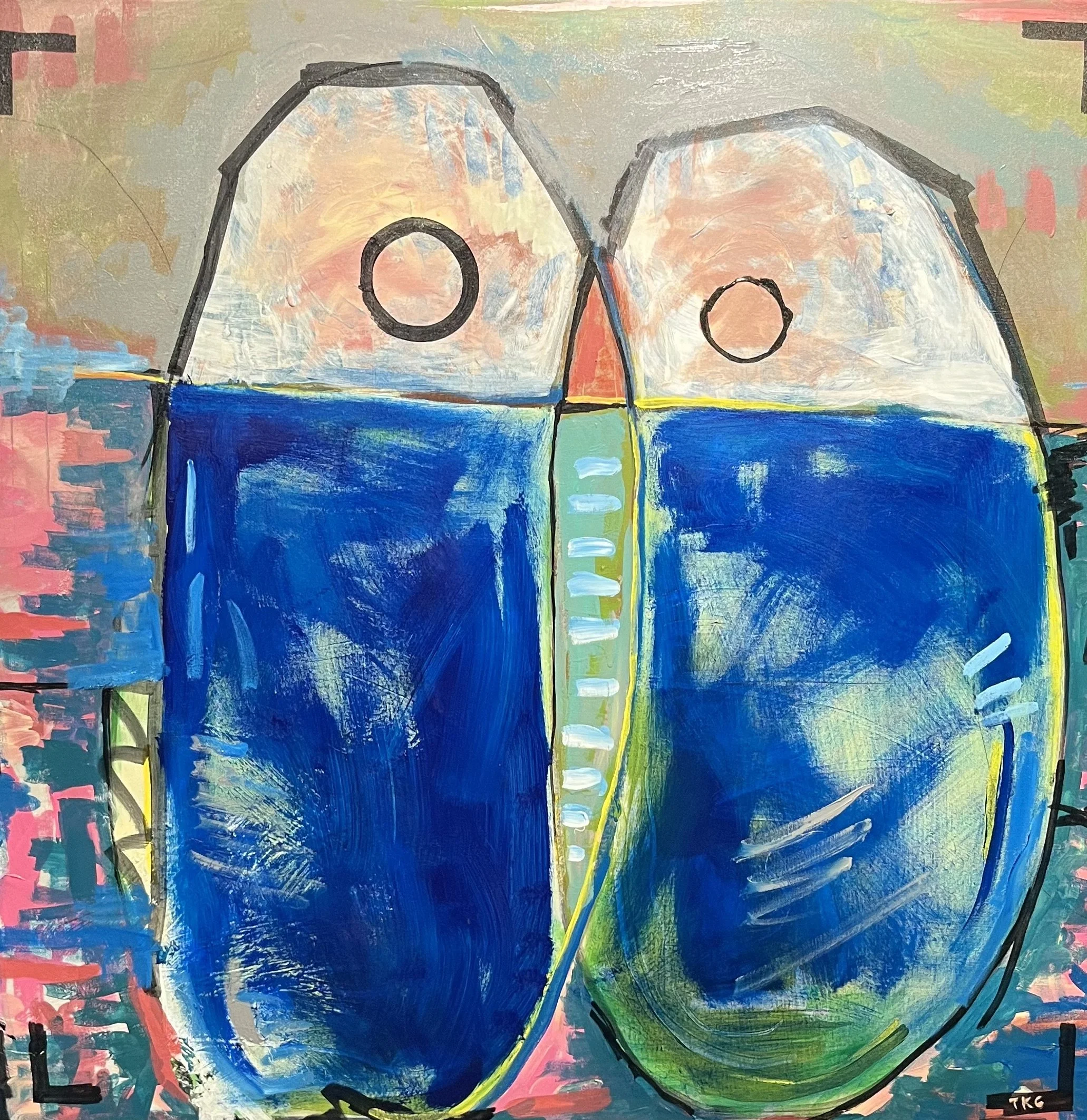 #4 Love Birds 40x40 $900