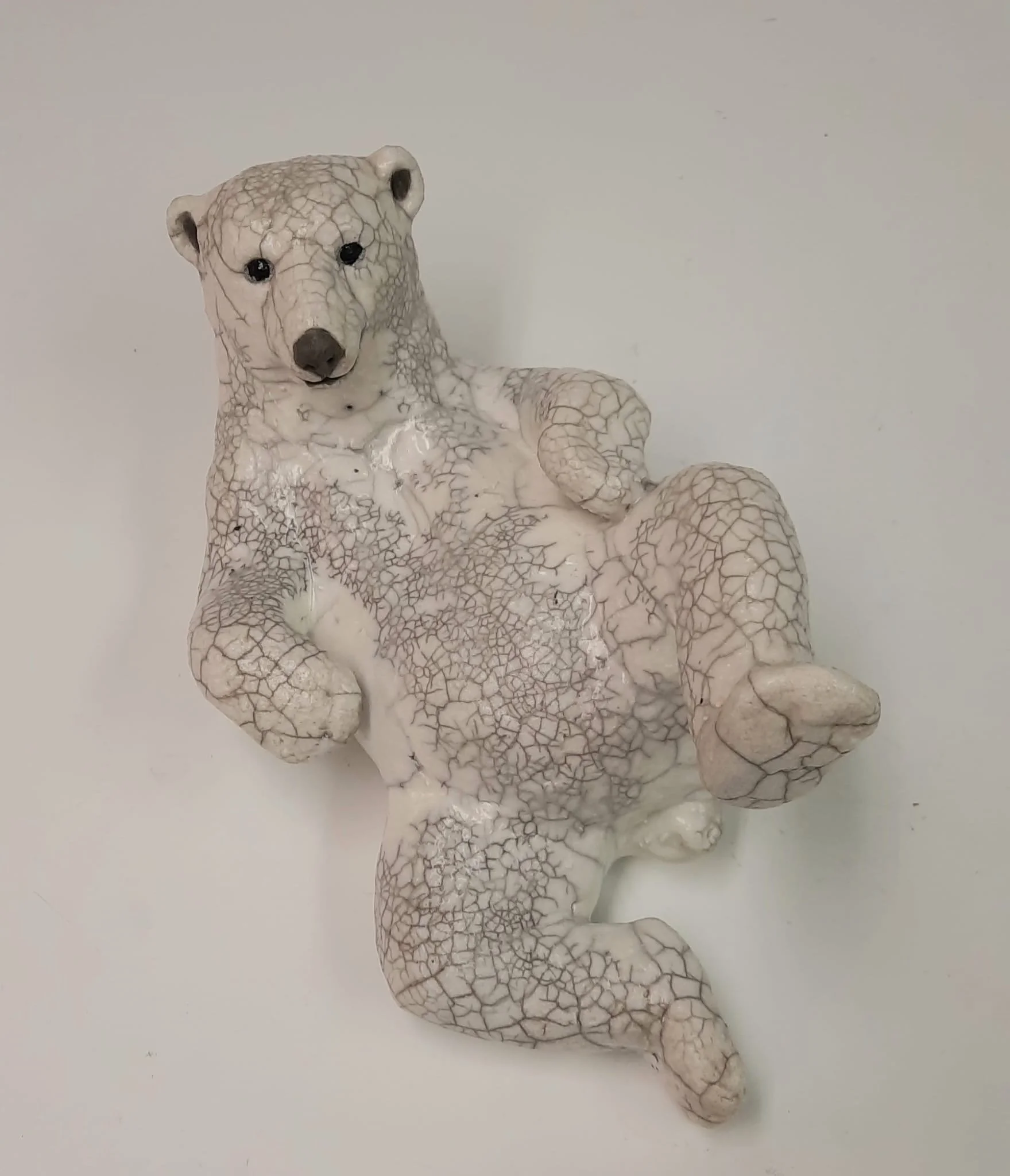 #13 Polar Bear   11 x 23 x 12cm $280