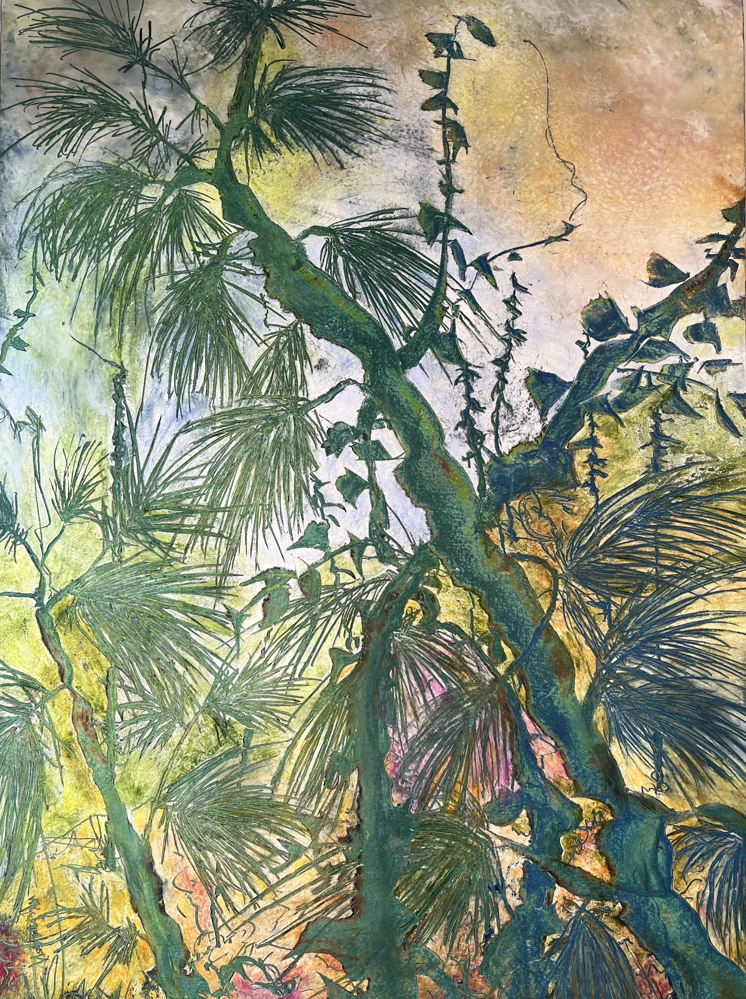 #7 Spring Fever oil & cold wax 18 x 24 $700