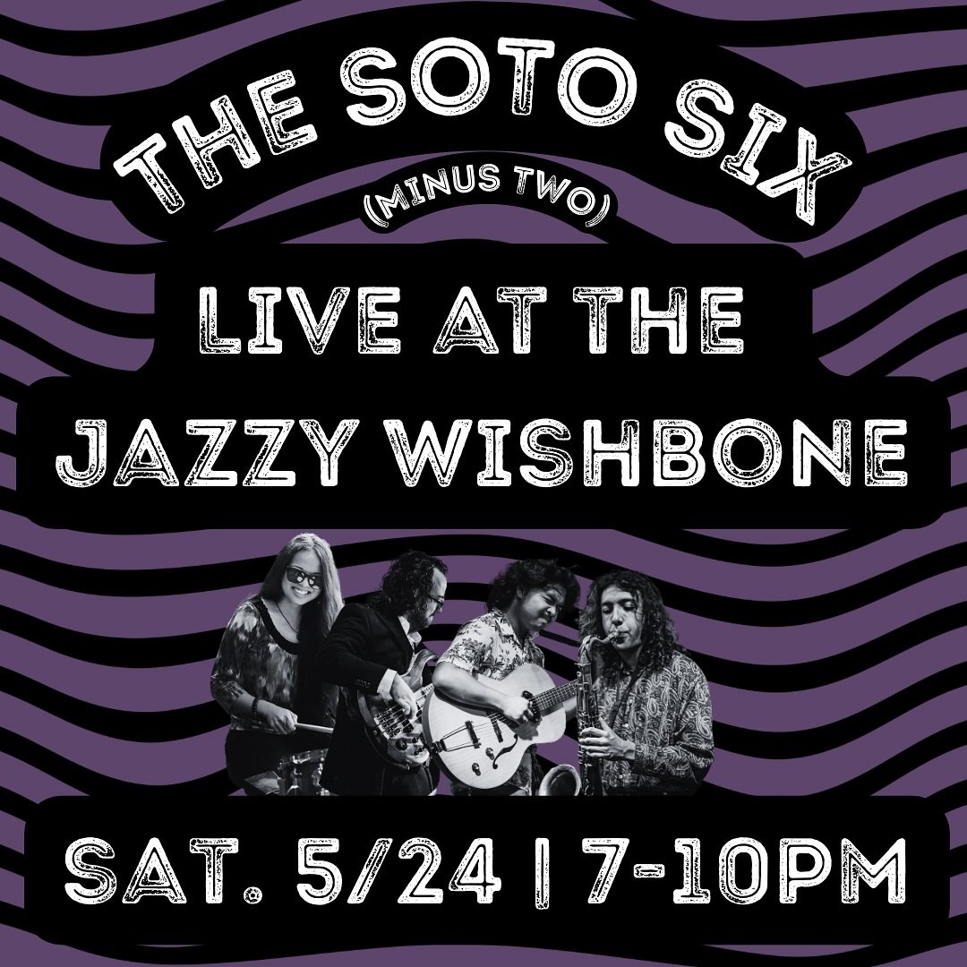 Looking forward to returning to @jazzywishbone this Saturday 5/24 from 7-10pm for an exciting evening of funk, jazz, and fusion! Don&rsquo;t miss it!