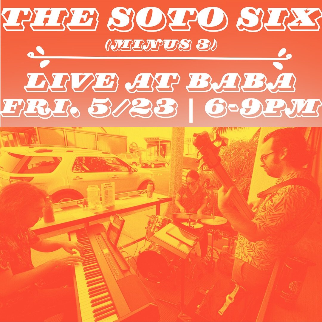Looking forward to returning to @babacoffee tomorrow night 5/23 from 6-9pm for some fun Friday night vibes! Don&rsquo;t miss it!