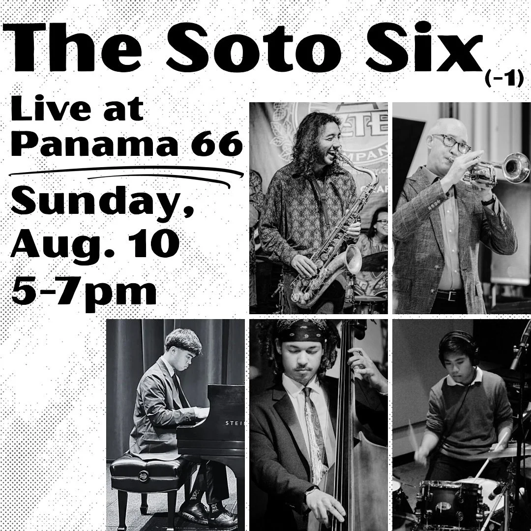 Tomorrow! Don&rsquo;t miss our return to @panama66sdma from 5-7pm for a fun evening of exciting music!