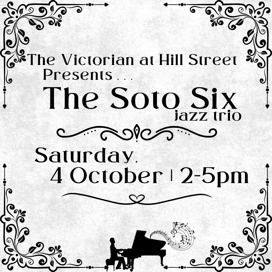 Looking forward to playing some afternoon trio jazz @victorianoceanside Saturday 10/4 from 2-5pm! Join us for an afternoon bite to eat, cocktail, and some music!