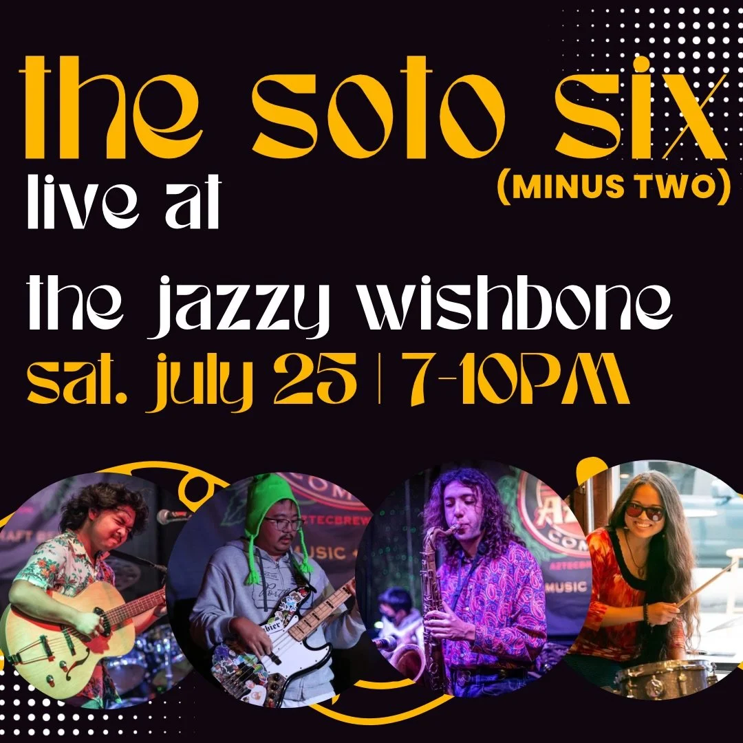 It&rsquo;s been a long time, but we&rsquo;re back @jazzywishbone this Saturday 7/25 from 7-10pm! Join us &amp; come get groovy!