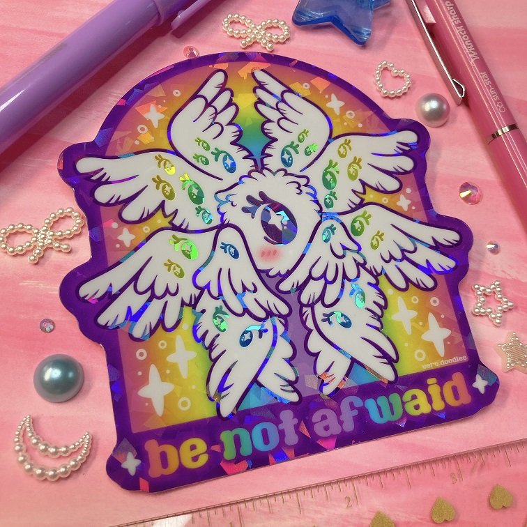Be Not Afwaid Sticker