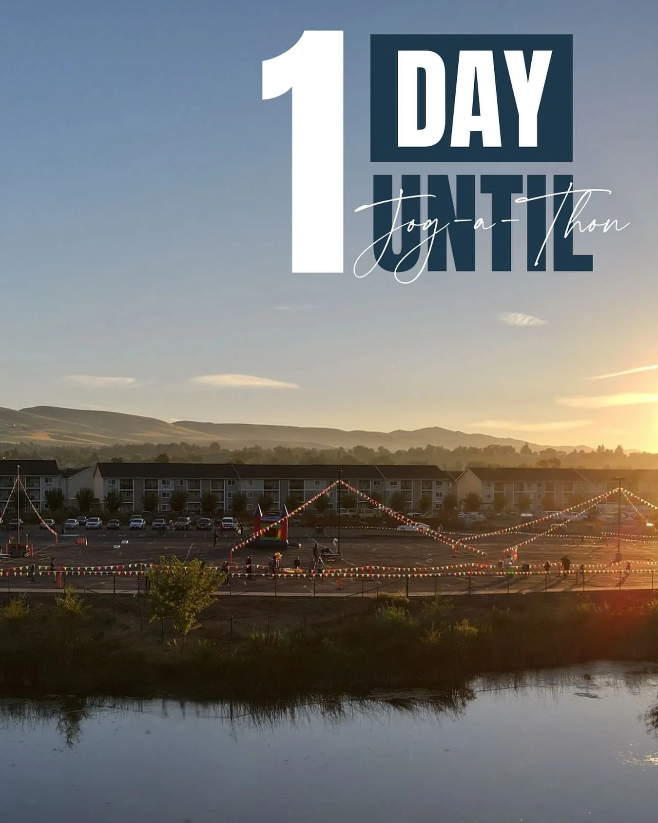 It&rsquo;s here!! Riverside Christian&rsquo;s Jog-a-Thon fundraiser is TOMORROW!! 

&mdash; First session will happen from 7:00-8:00 am
&mdash; Second session will happen from 8:45-9:45 am
No need to sign up for a session; just show up at whichever b