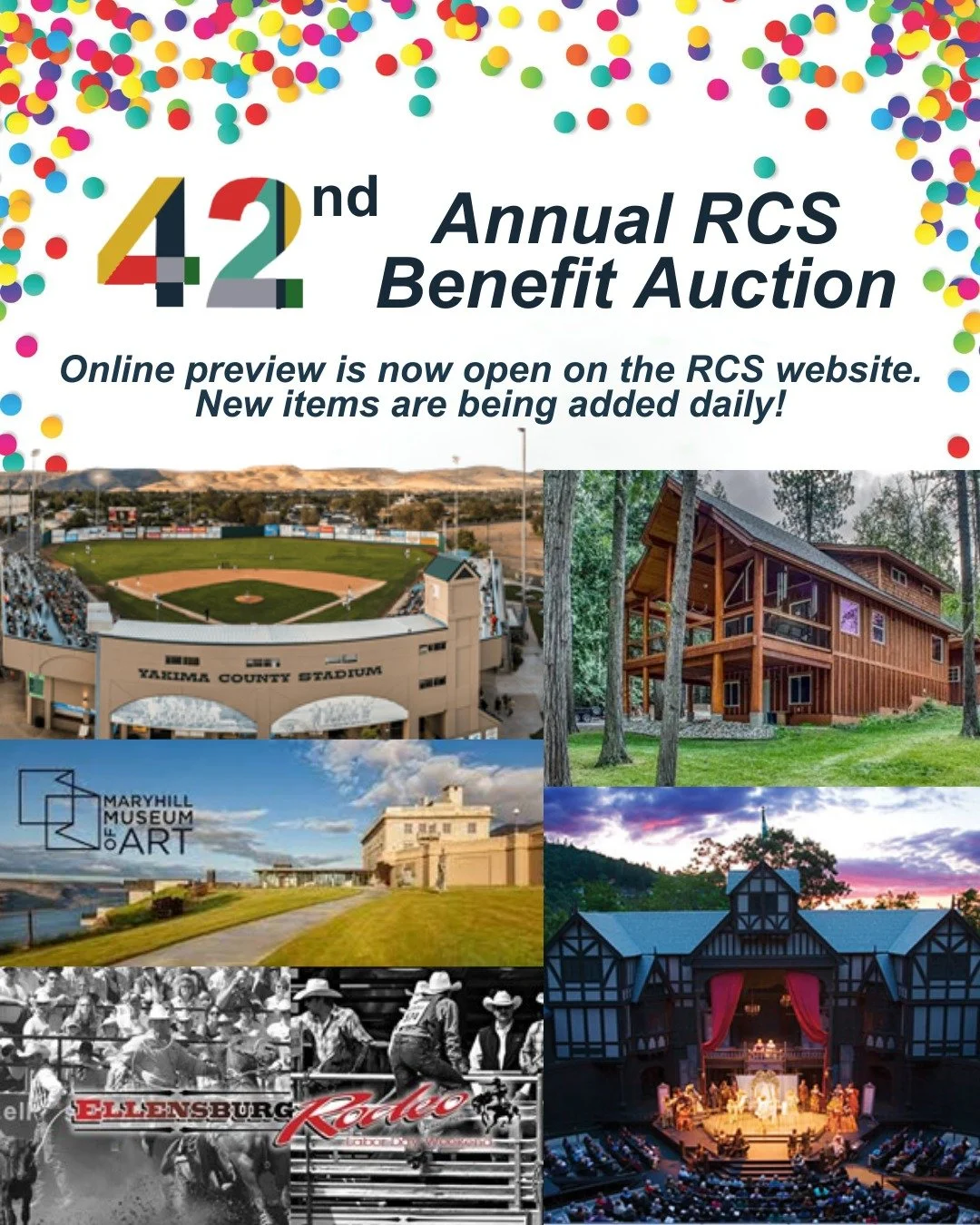 Our Fundraising Office is gearing up for the 42nd Annual RCS Benefit Auction! 

The online, silent auction will be open for bids from March 12th - 14th &amp; our live auction will take place on campus the evening of Saturday, March 14th! 

Interested