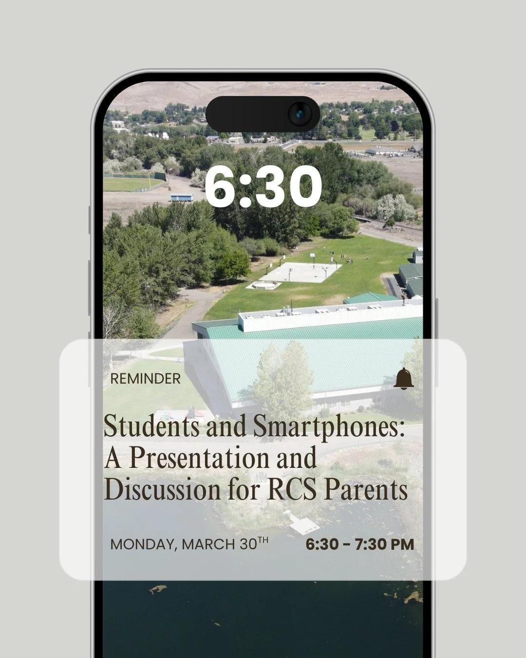 Teen and preteen smartphone use has become the mental health and &lsquo;focused attention&rsquo; issue of a generation. You are invited and encouraged to attend a special presentation and discussion around this topic for all RCS parents on Monday, Ma