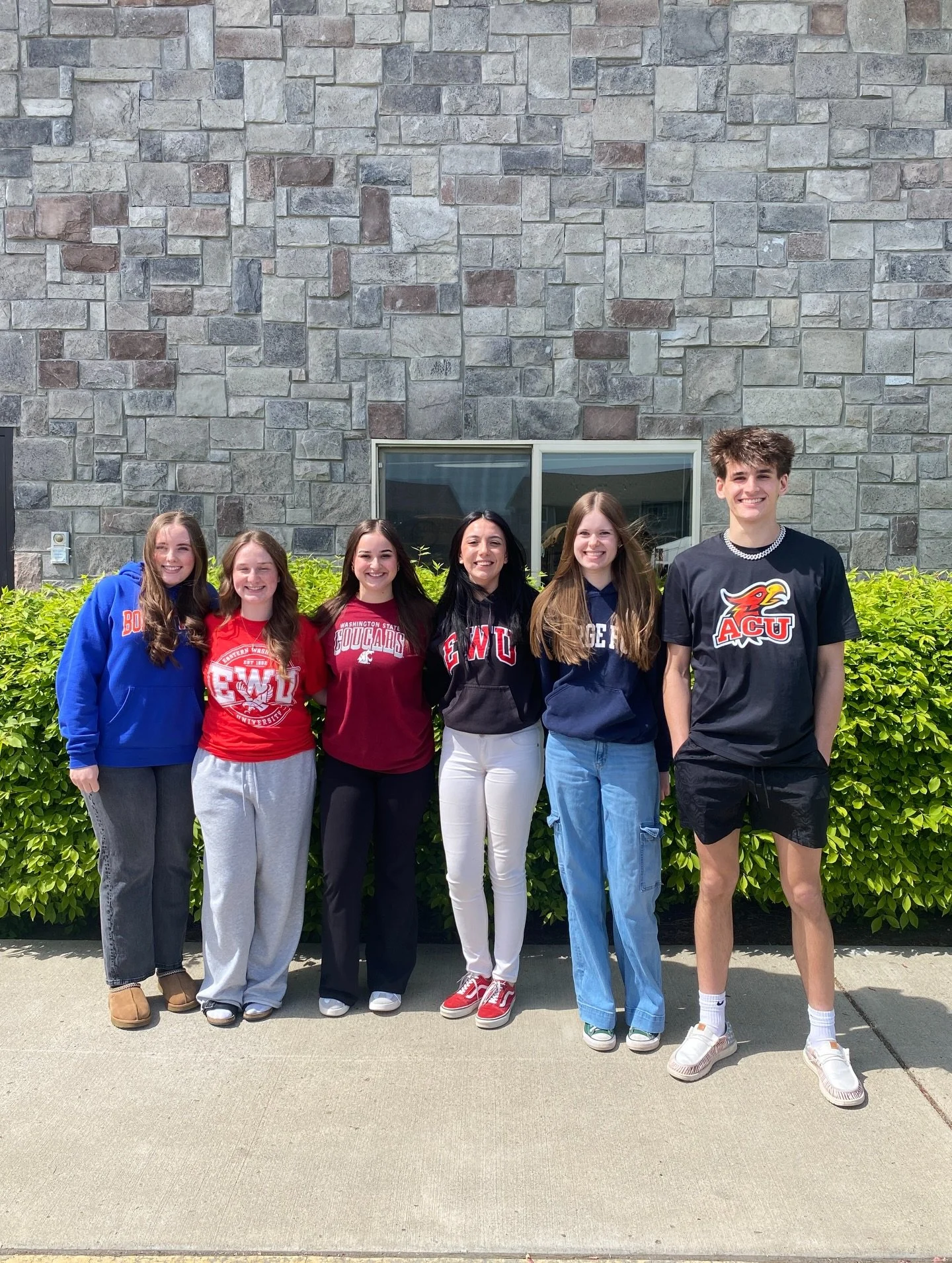 Today is National College Decision Day and we were able to catch a handful of our seniors repping the colleges they are heading to next year! 🤍