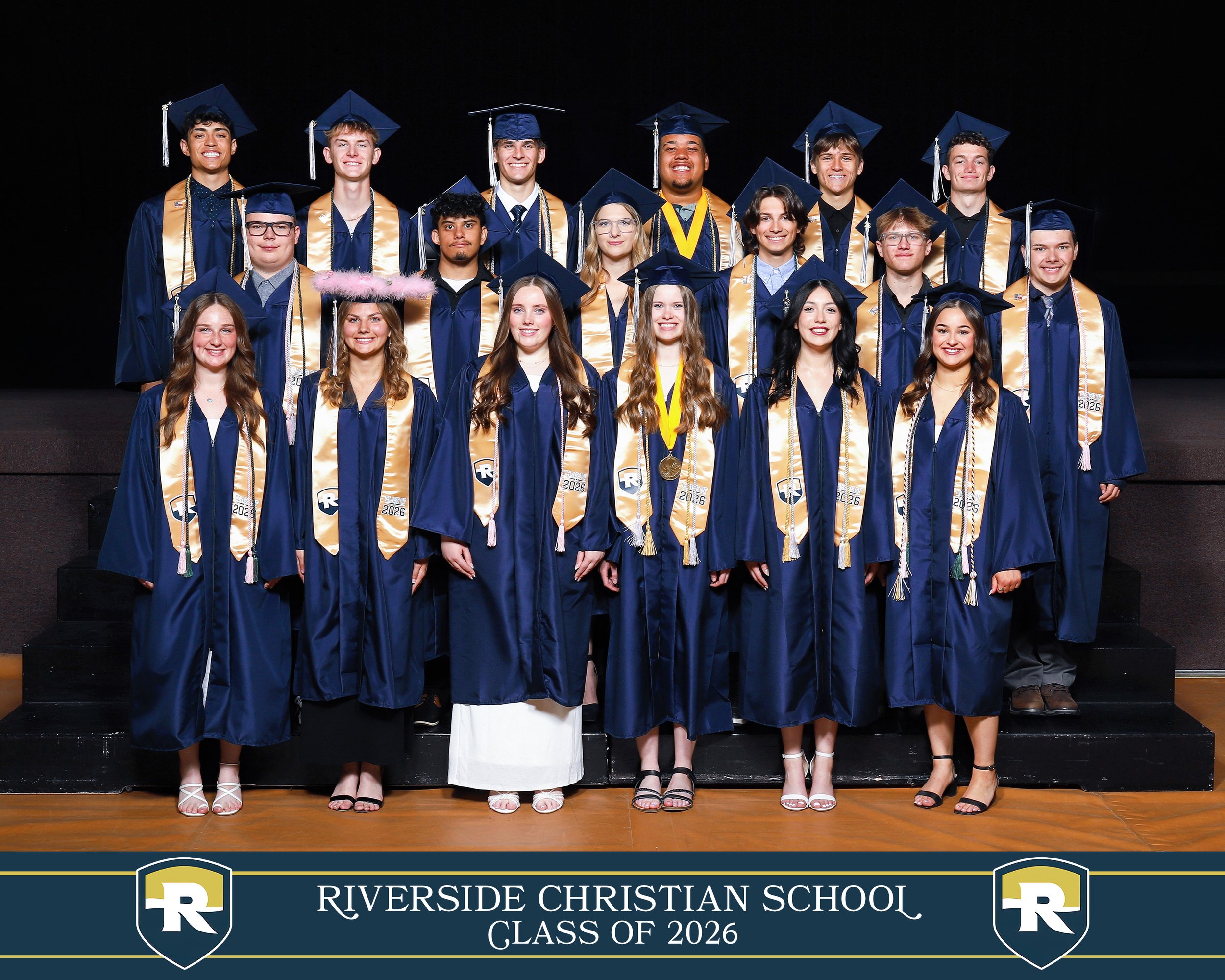 We present to you the graduating class of 2026. 💙💛

We will celebrate the commencement of our hard-working seniors tonight, at 7 pm, in the Riverside Christian School gymnasium!