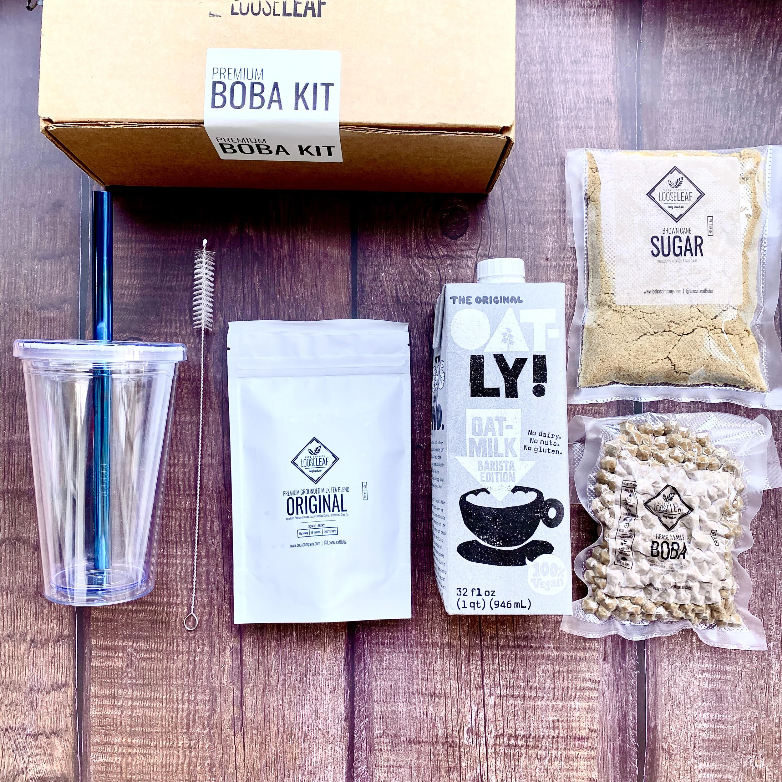 Premium Boba Milk Tea Gift Set SOLD OUT LOOSE LEAF BOBA COMPANY