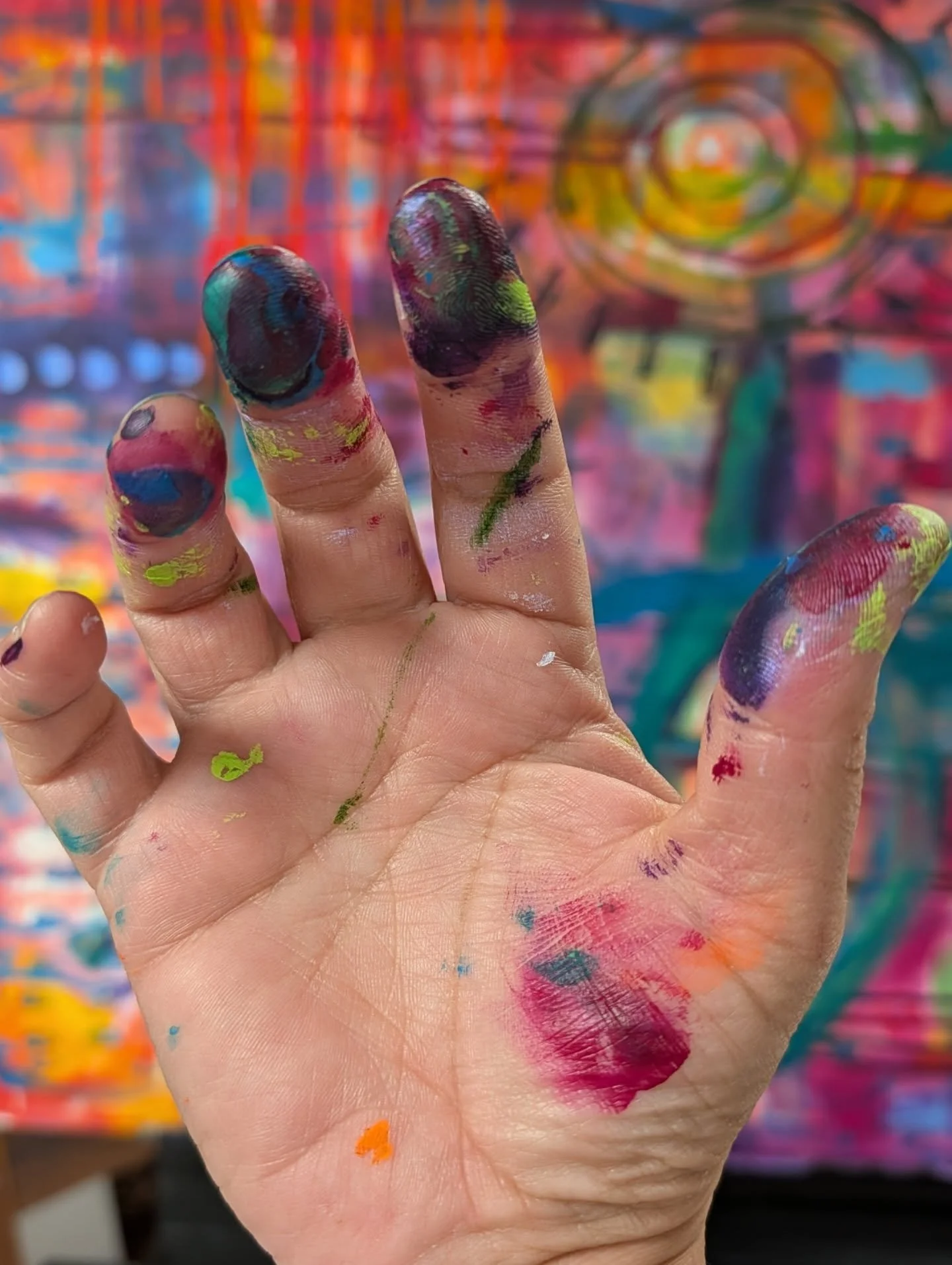 I'm creating a new art series called "Reflections." The physical act of noticing my world, creating art, and my connections to people allows for a flourishing space of self-reflection, enabling me to shift my perspective, acknowledge my sha