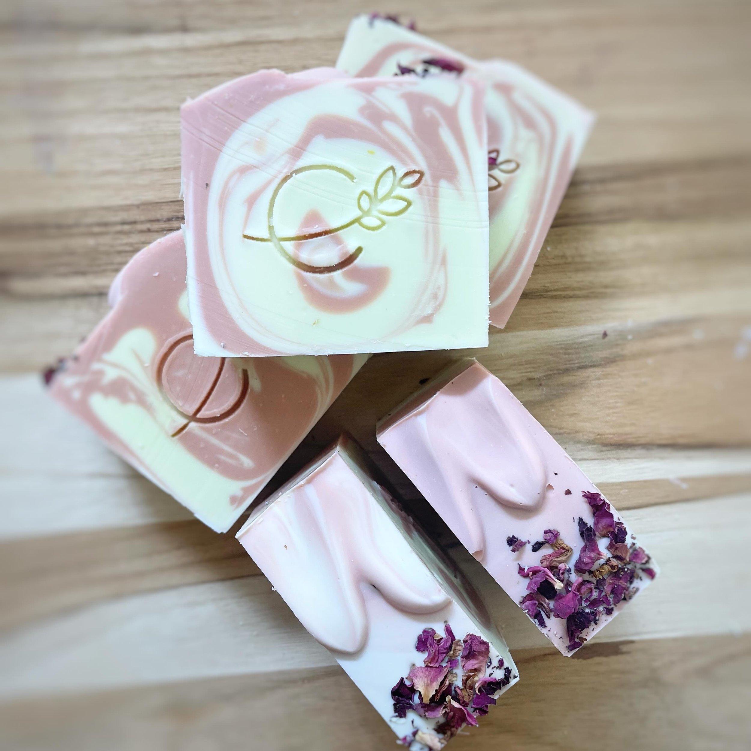 We&rsquo;ve got the perfect gift for mom this Mother&rsquo;s Day! 🌸 
Everyone loves our Lavender Rose soap. As our most popular scent offering, this soap is loaded with pure essential oils &amp; natural clays to give you that perfect, moisturizing c
