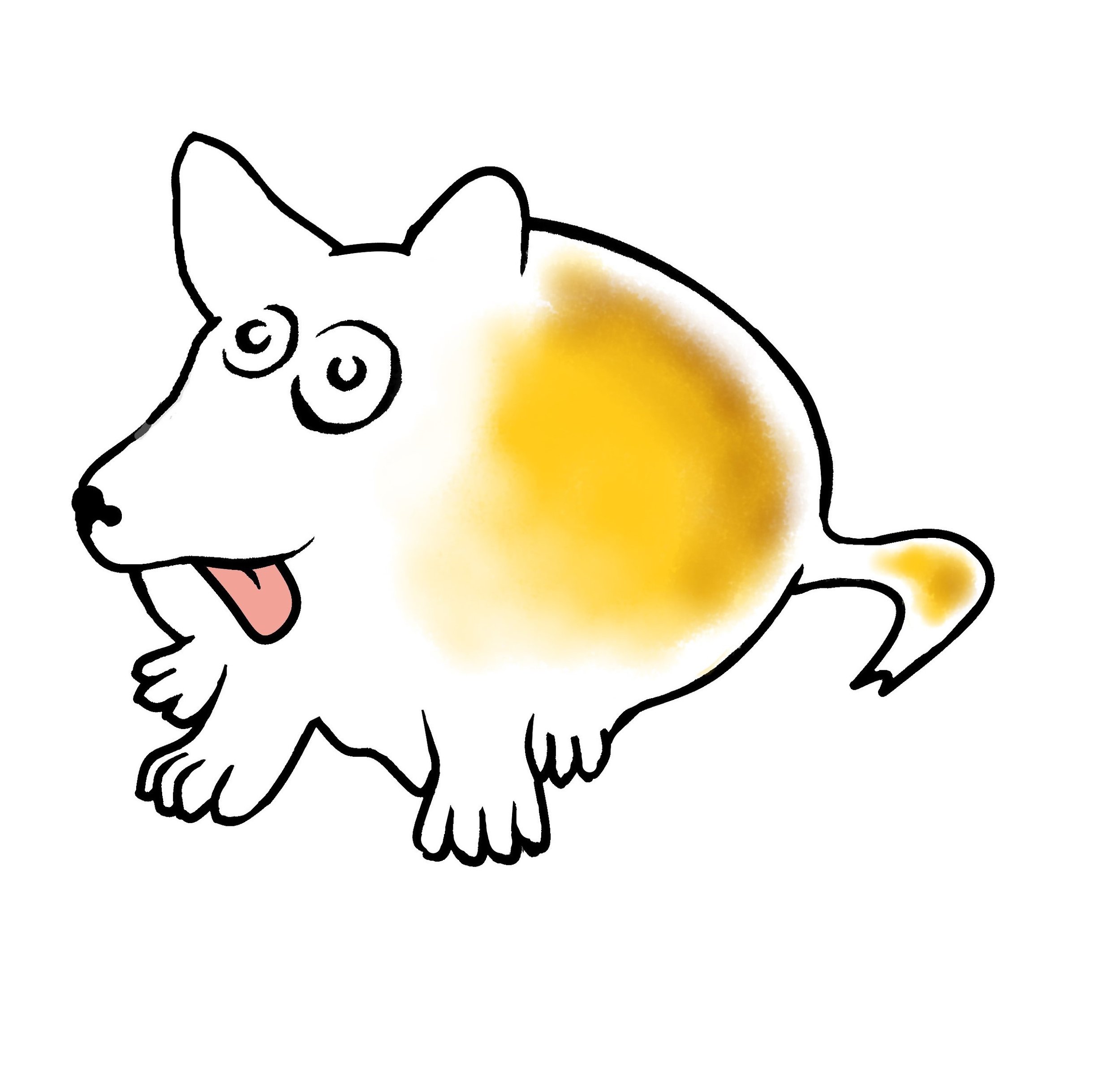 The original Corgi design. Really original. Inspired by an ancient Corgi cave painting in Altamera Spain. Okay don't believe me then.