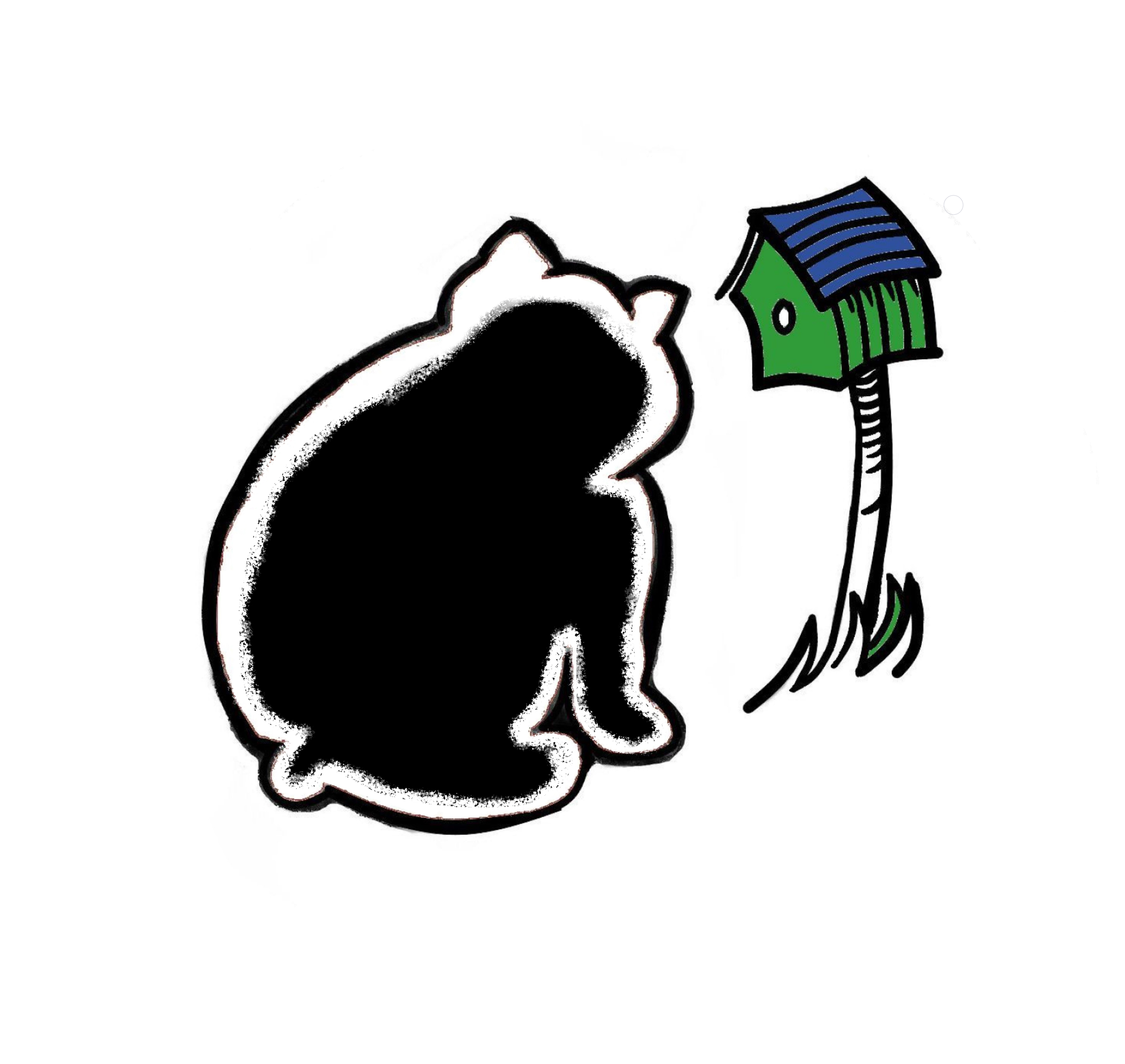 The Cinnamoncat for those who like black cats. This is another design requested by a customer.