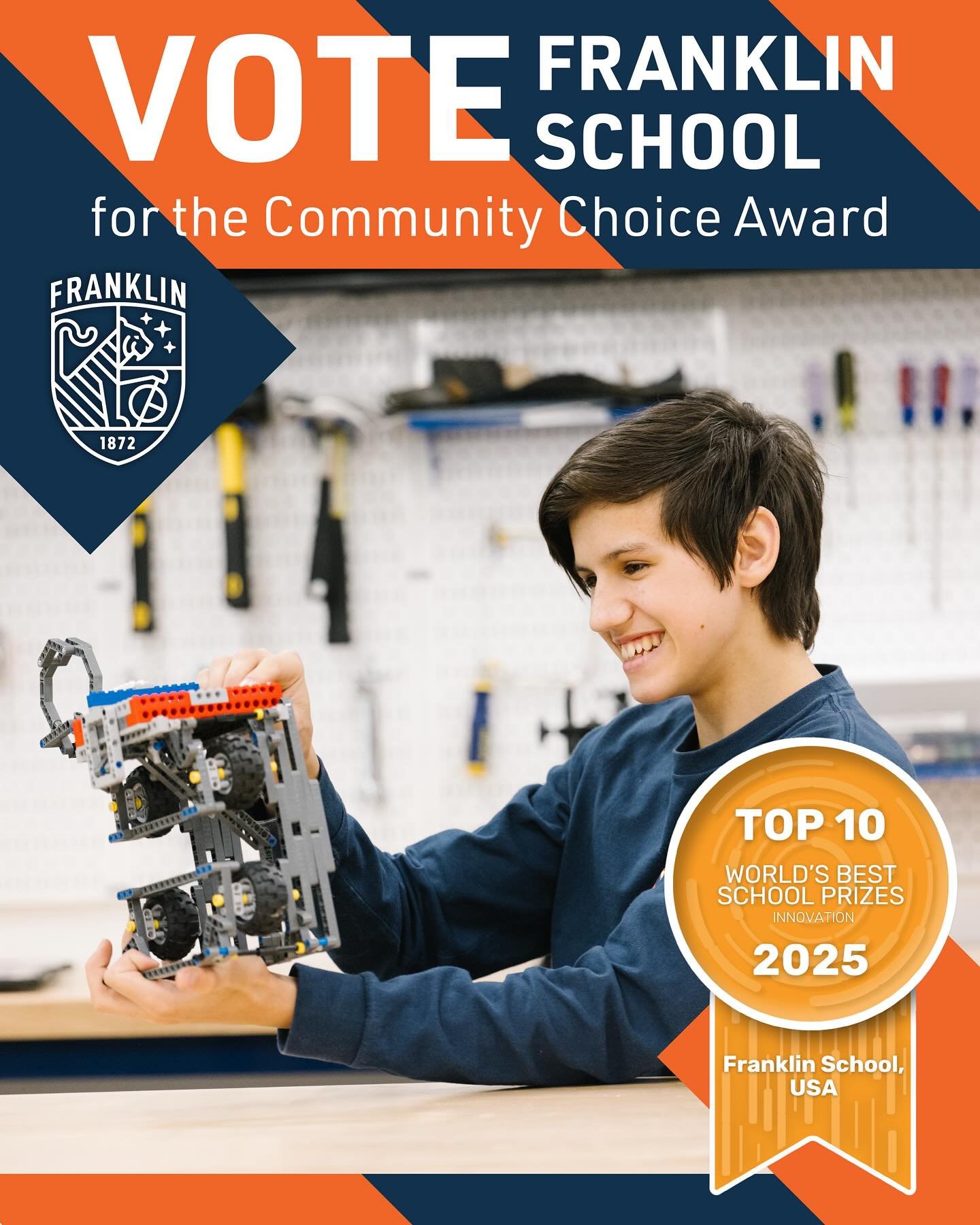 Franklin School Named Top 10 Finalist for the World’s Best School Prize for Innovation!
They are proud to be the only school in North America named in Top 10 Finalist for the World’s Best School Prize for Innovation 2025 by T4 Education