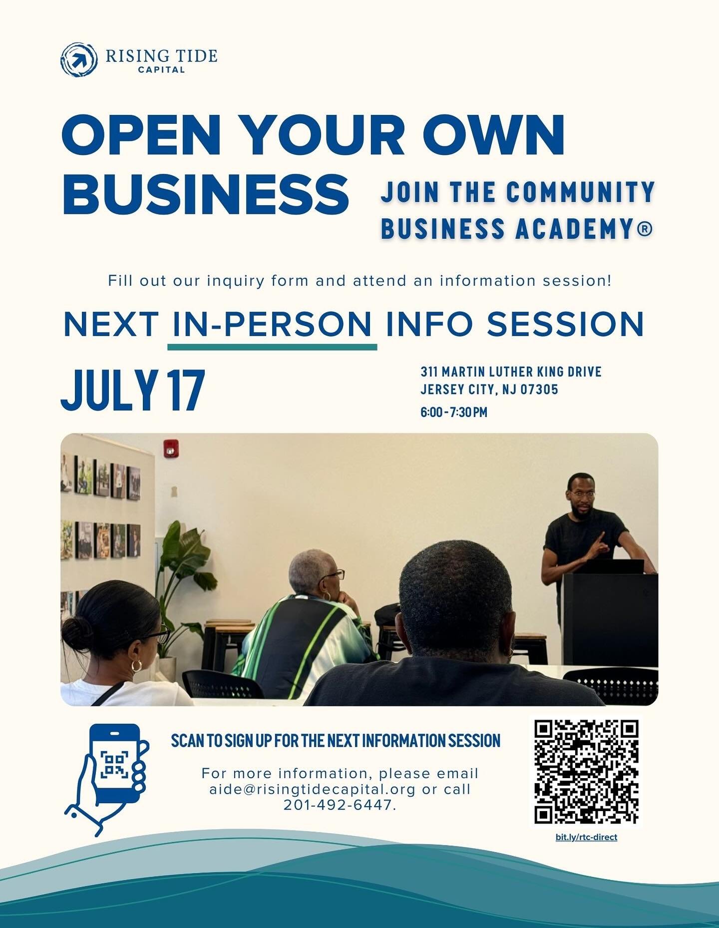 📣 @RISINGIDECAPITAL is helping entrepreneurs LEVEL UP!
Ready to open your own business? Join the Community Business Academy® — where aspiring entrepreneurs gain the tools, training, and support to launch and grow their businesses.
📅 NEX