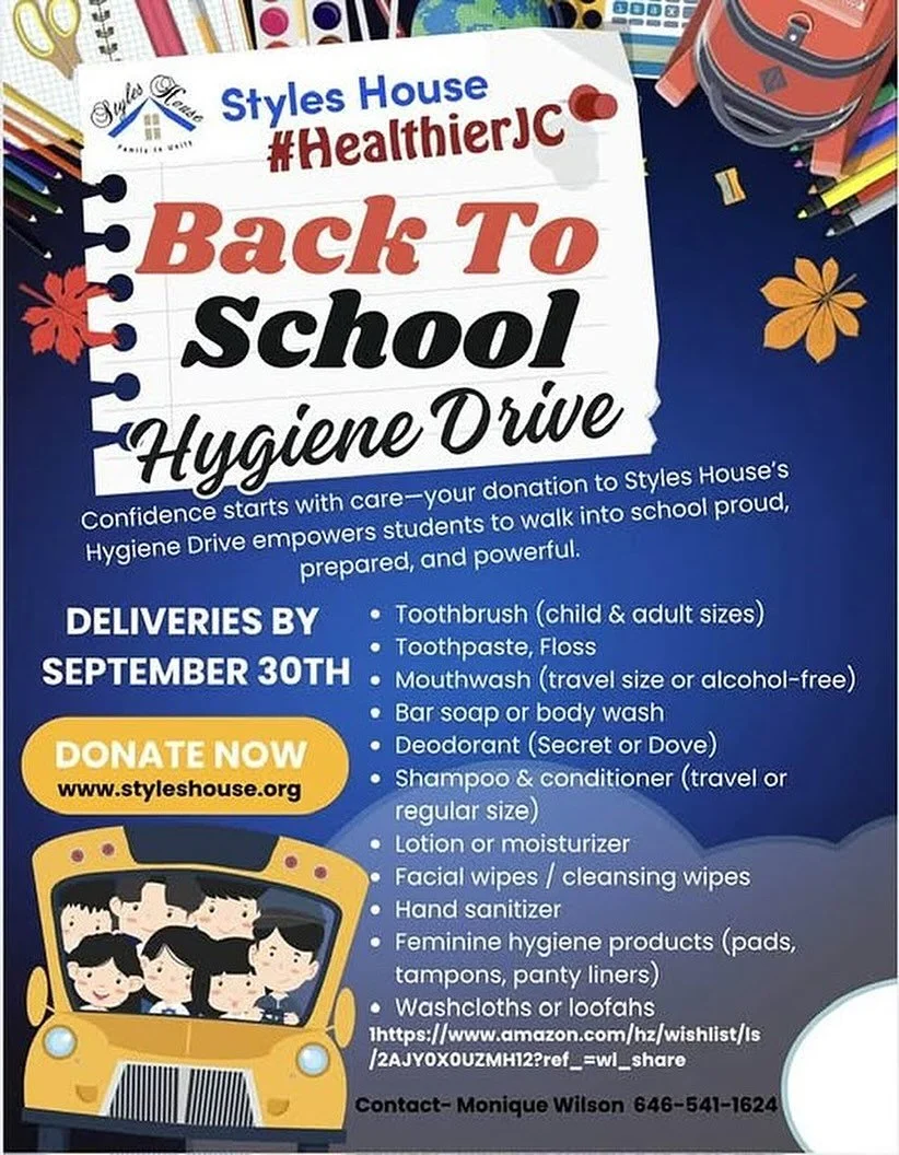 📢 Just 1 days left to make a difference!

Styles House is wrapping up their Back-to-School Hygiene Drive on September 30th, and they need your support to ensure youth in our community walk into school proud, prepared, and powerful. 💙

🧼🪥🧴 Every 