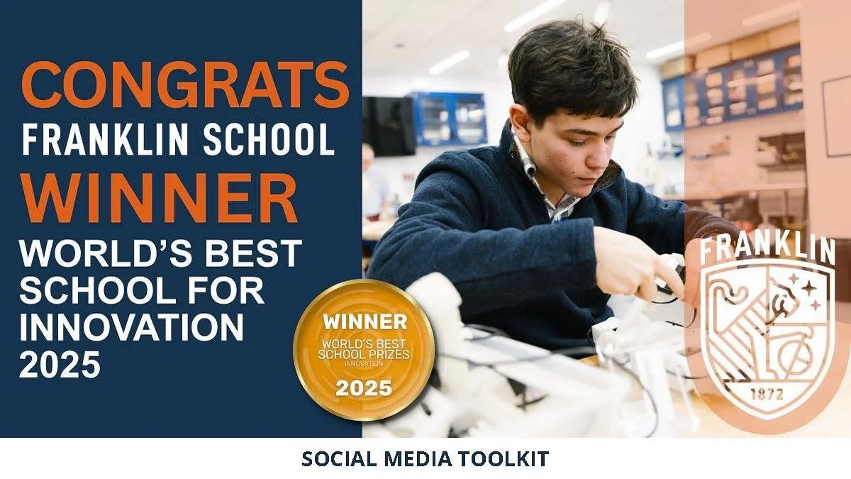 Congratulations 🎊🎉🎈 Franklin School has won the World’s Most Innovative School prize by T4 Education – the culmination of a global competition that had over 1000 applicants from all over the world. 
Franklin’s recognition as the