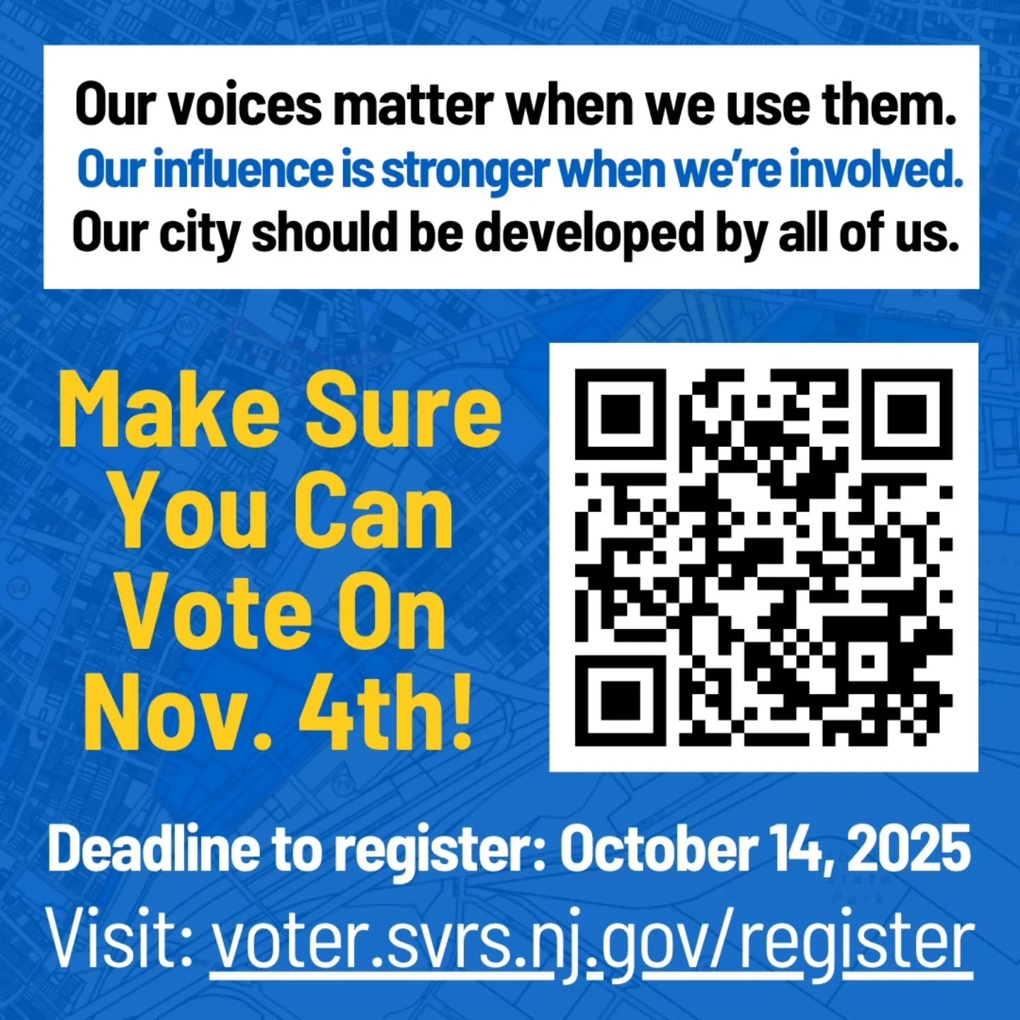 Change doesn’t happen on its own — it happens when we move.
Talk to your circle — friends, family, neighbors — and remind them:
🗣️ Our voices matter when we raise them.
🤝 Our power grows when we’re involved.
🏙️ Our c
