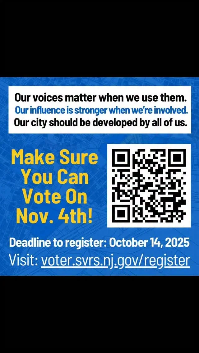 Real change doesn’t happen to us — it happens *because of us.* When Ward F moves, Jersey City moves. 💪🏾 #ThePeoplesWardF #CommunityPower 
Get Registered at https://voter.svrs.nj.gov/register.