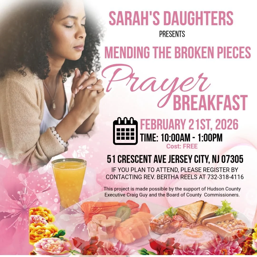 🌸 Community Healing Event &ndash; You&rsquo;re Invited 🌸

Sarah&rsquo;s Daughters proudly presents Mending the Broken Pieces, a powerful and uplifting gathering focused on healing, restoration, and empowerment.

📅 Date: February 21, 2026
⏰ Time: 1
