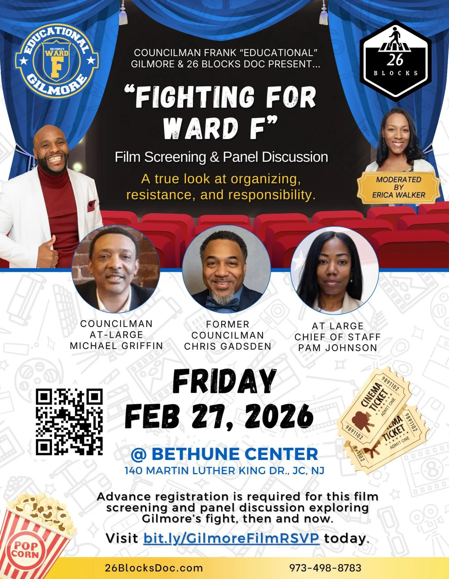 🎬Join Us Tonight 🎬
it&rsquo;s still time to register to click link on flyer or texted the # http://bit.ly/GilmoreFilmRSVP