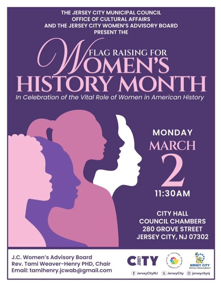 Women History Month Flag Raising 2026 Today City Hall Chambers 280 Grove St.