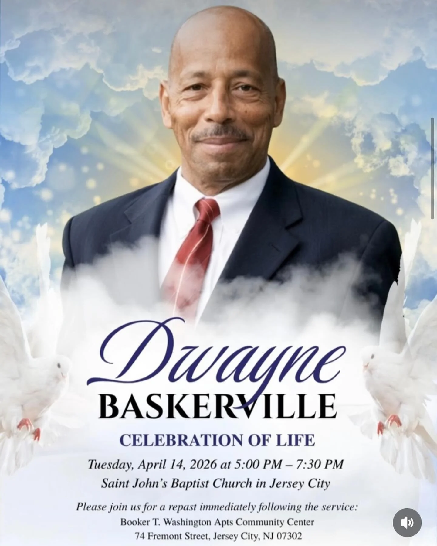 Celebrations of Life for Dwayne Baskerville Will Take Place Tonight 5pm @Saint John&rsquo;s Church 525 Bramhall Ave