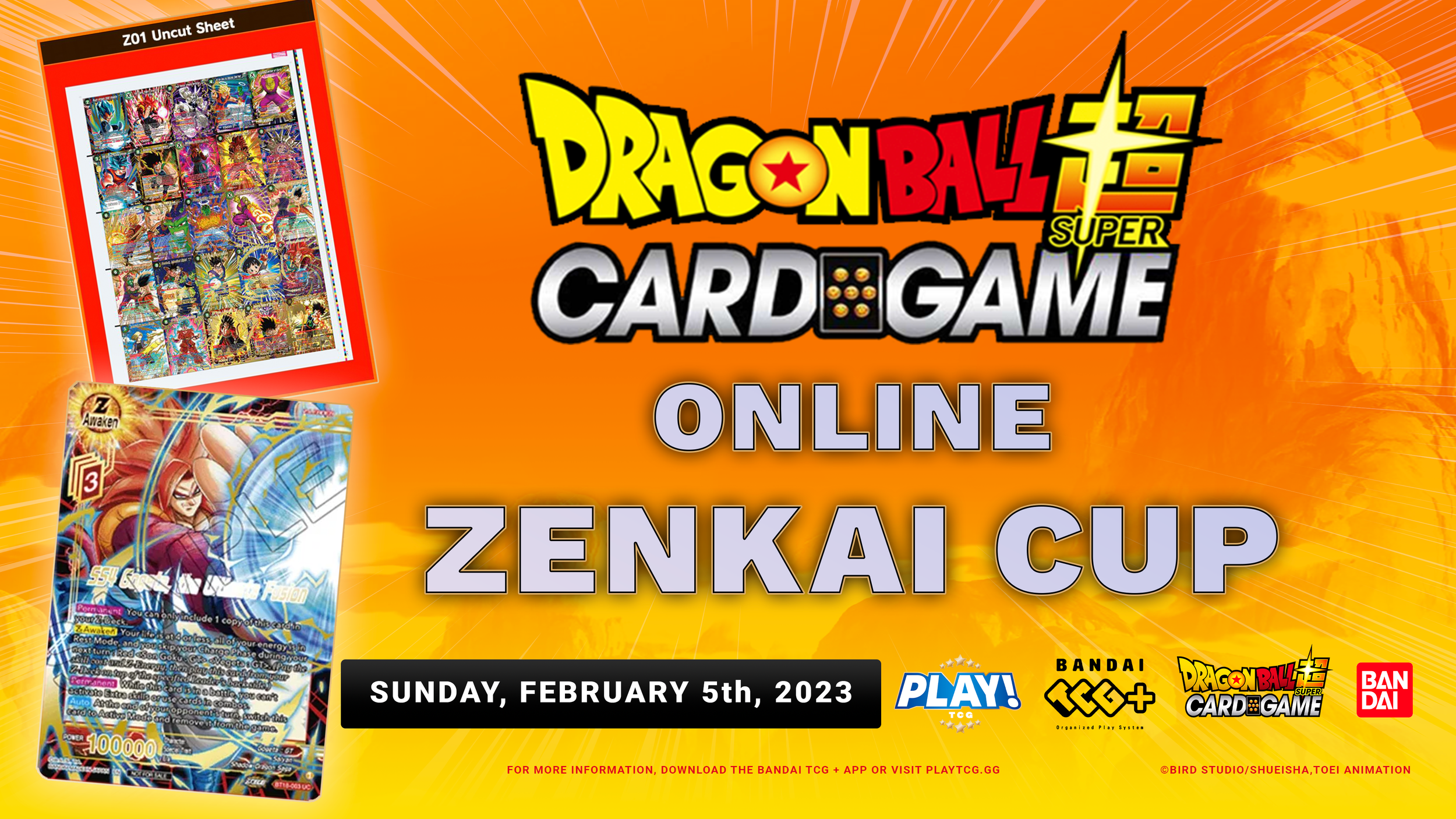 Dragon Ball Super - Online Zenkai Cup — Play!TCG