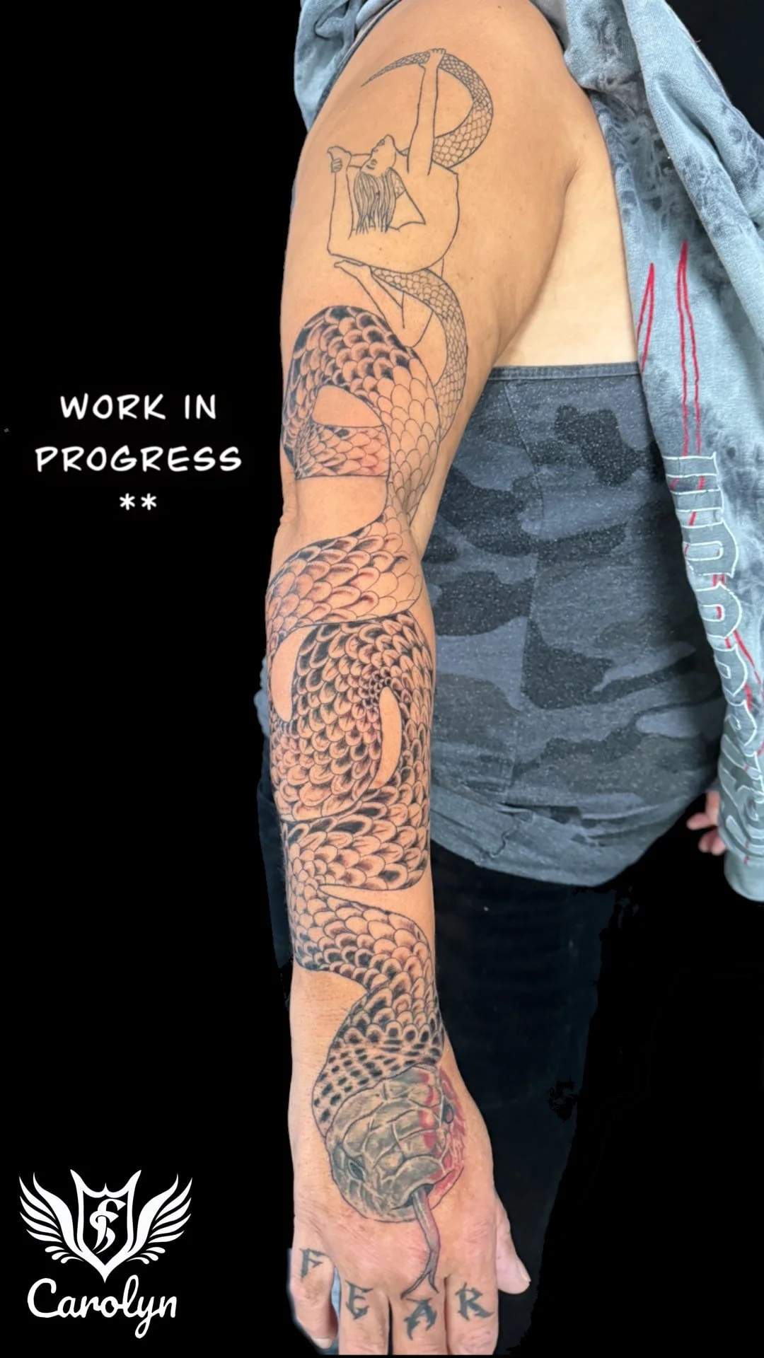 Carolyn's work in progress snake sleeve-min.jpg