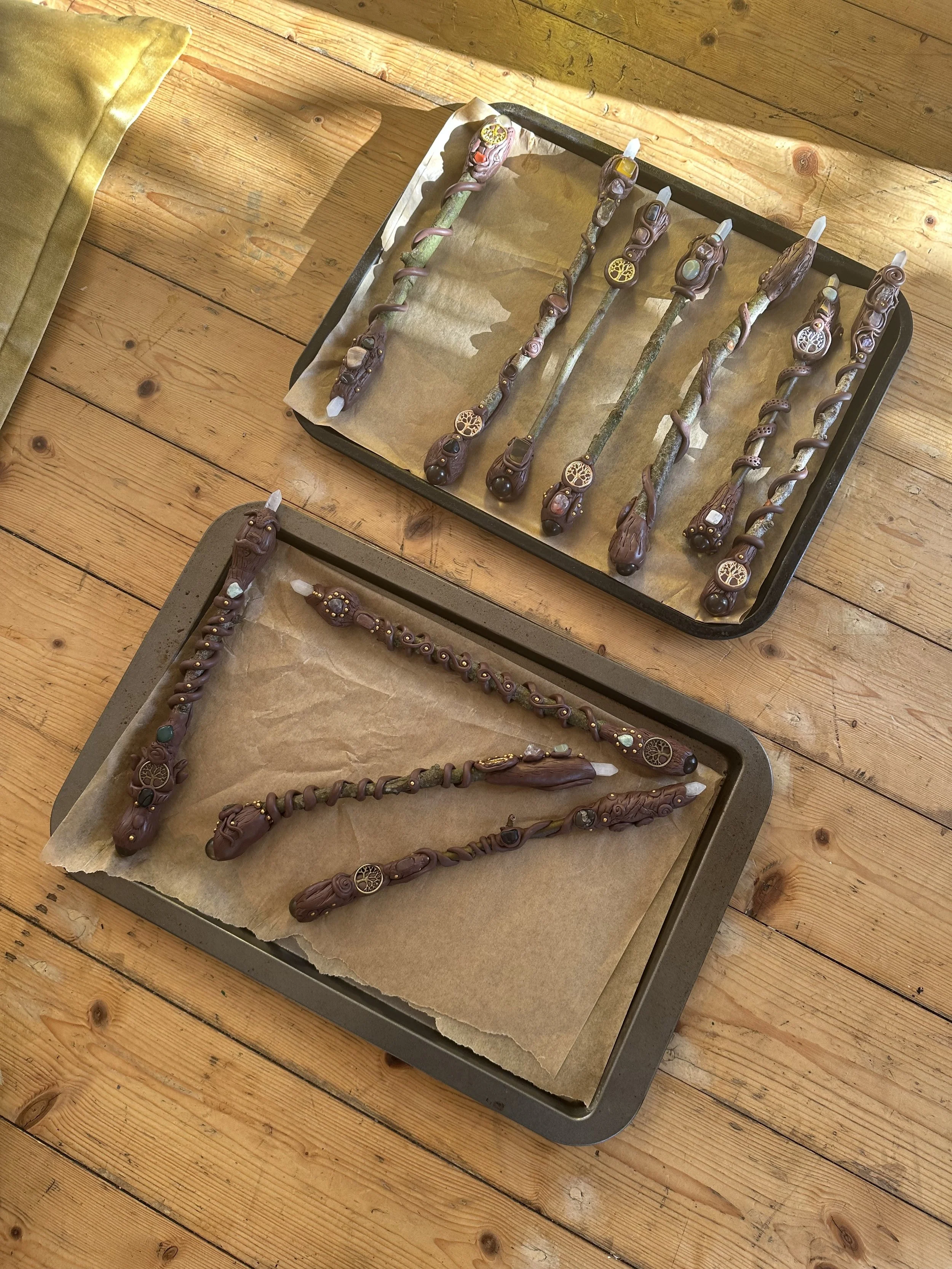 Crafting Druidic wands